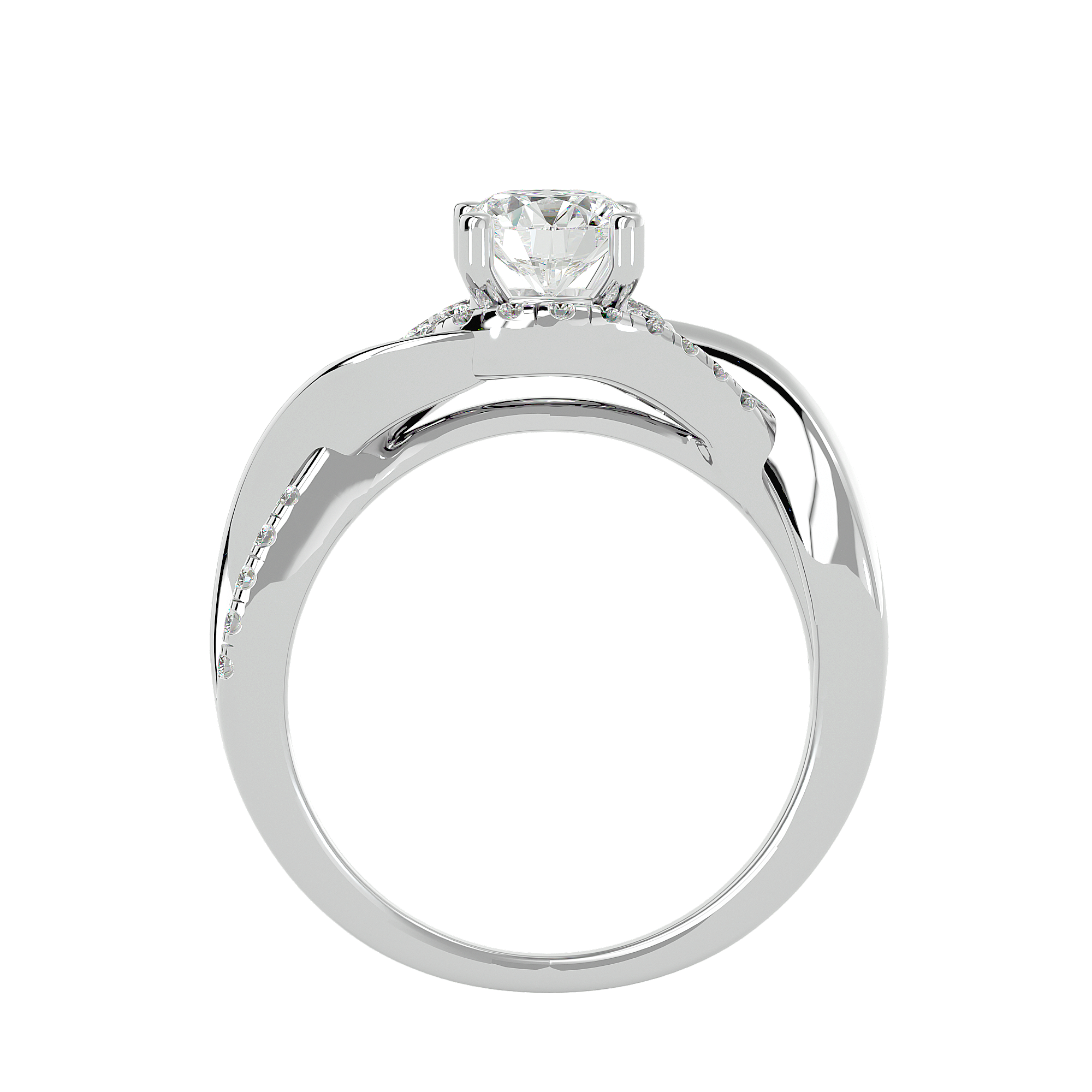 Jacqueline Diamond Halo Ring