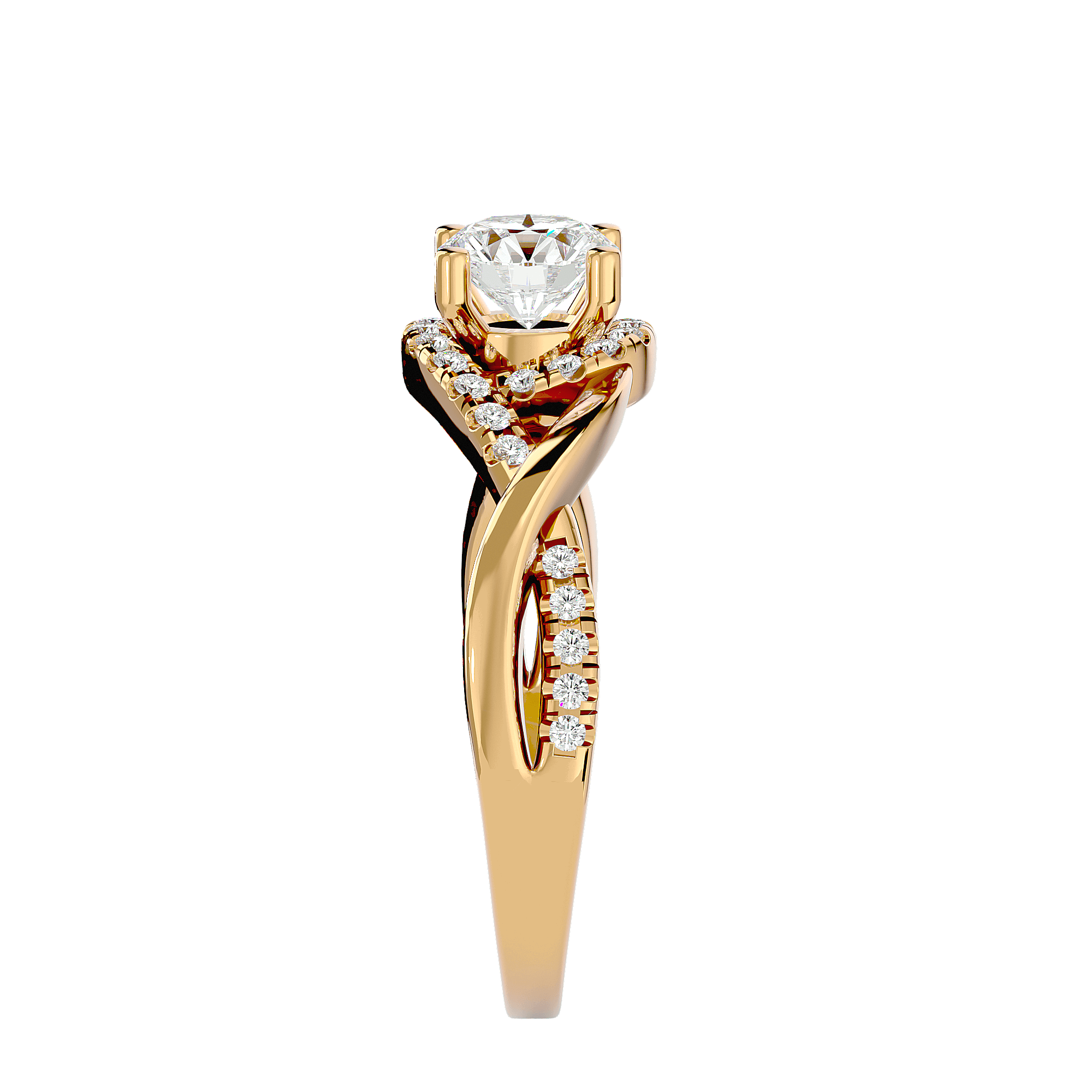 Jacqueline Diamond Halo Ring