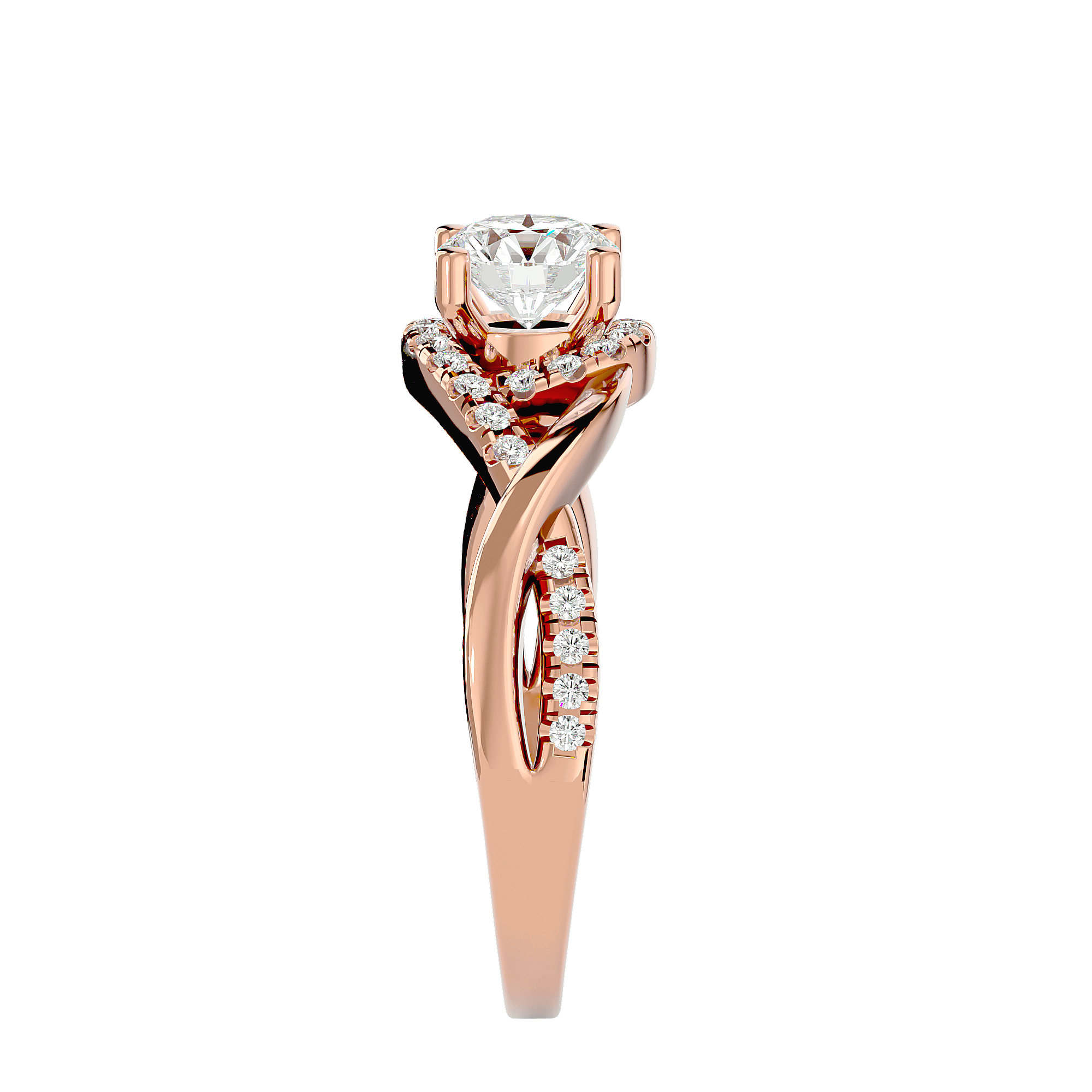 Jacqueline Diamond Halo Ring