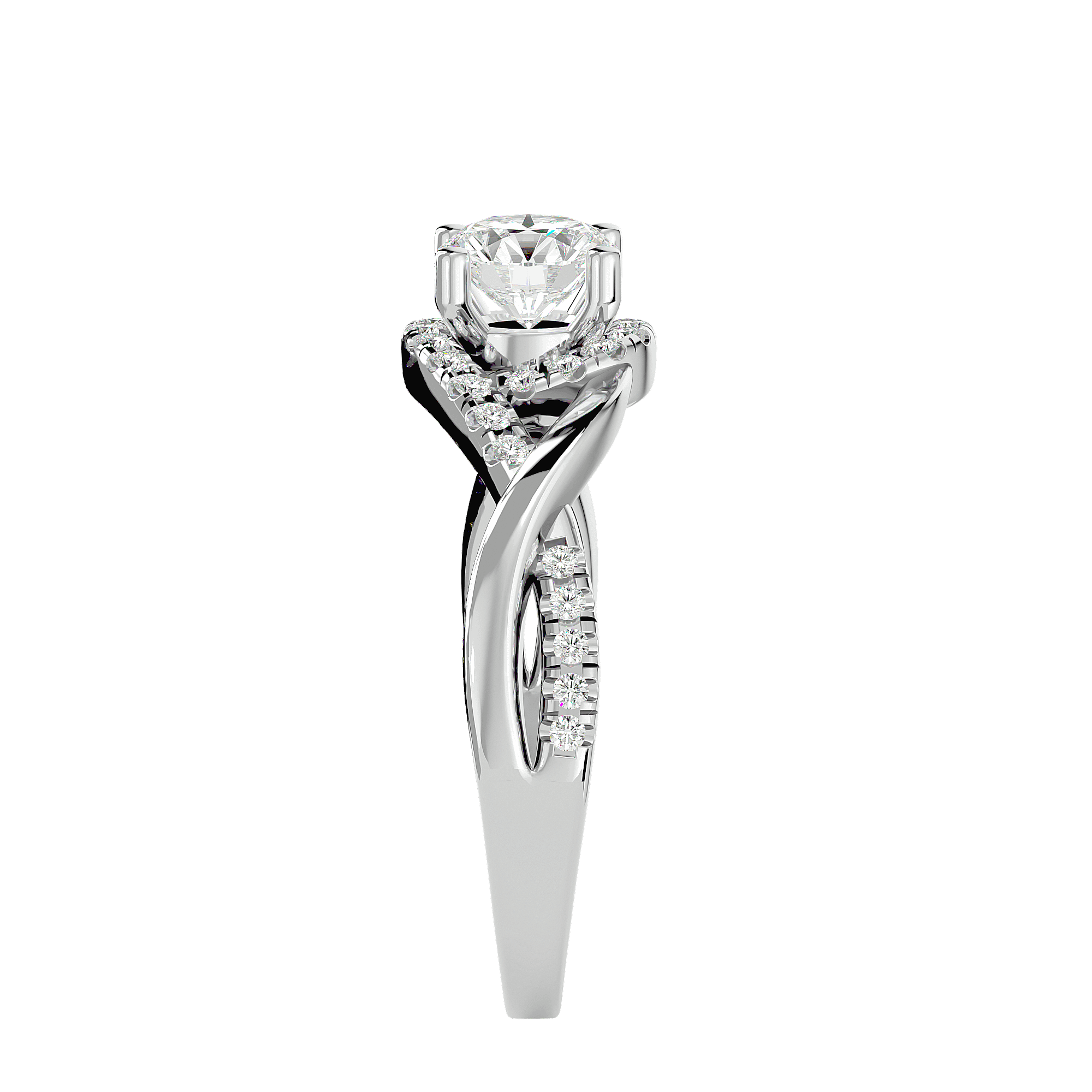 Jacqueline Diamond Halo Ring