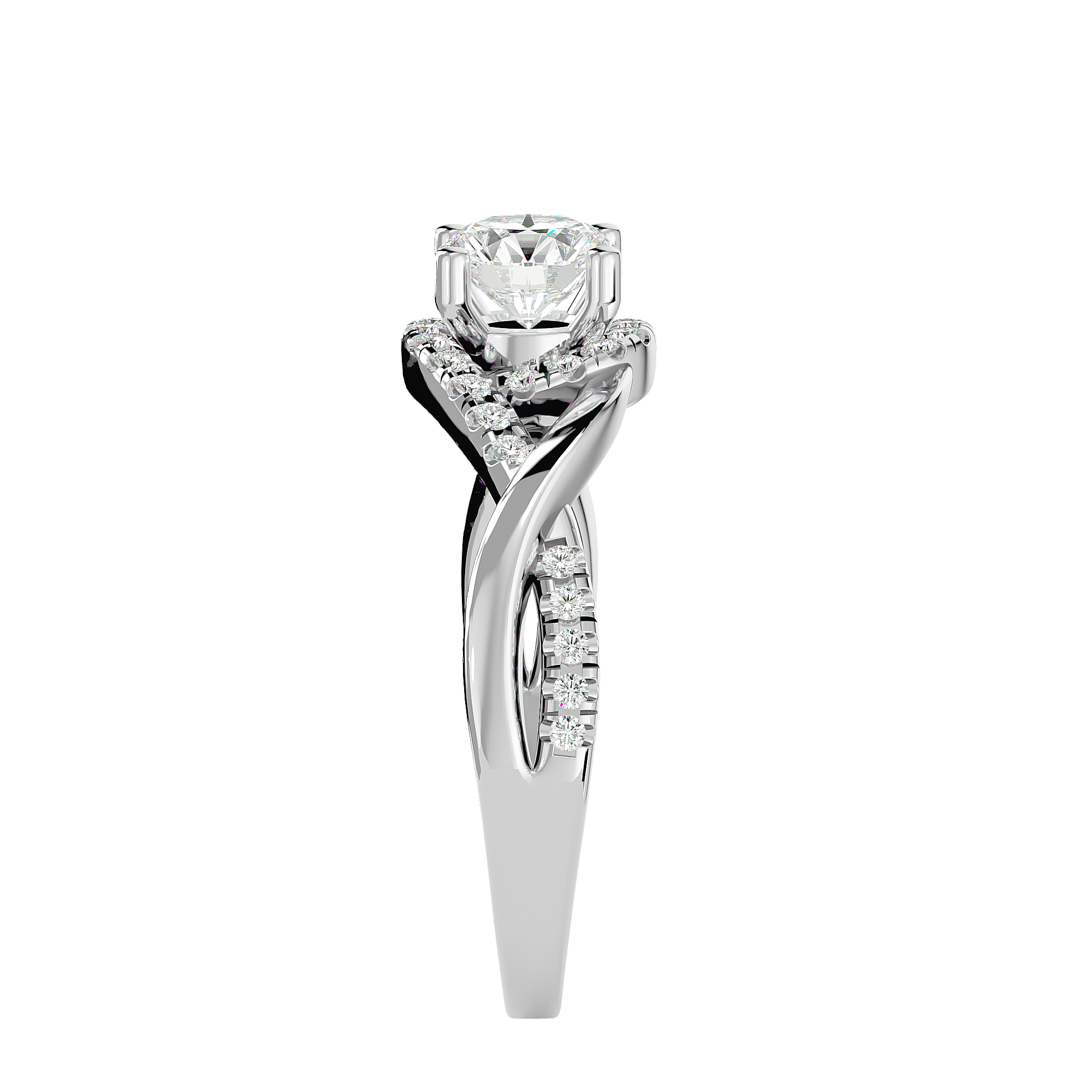 Jacqueline Diamond Halo Ring