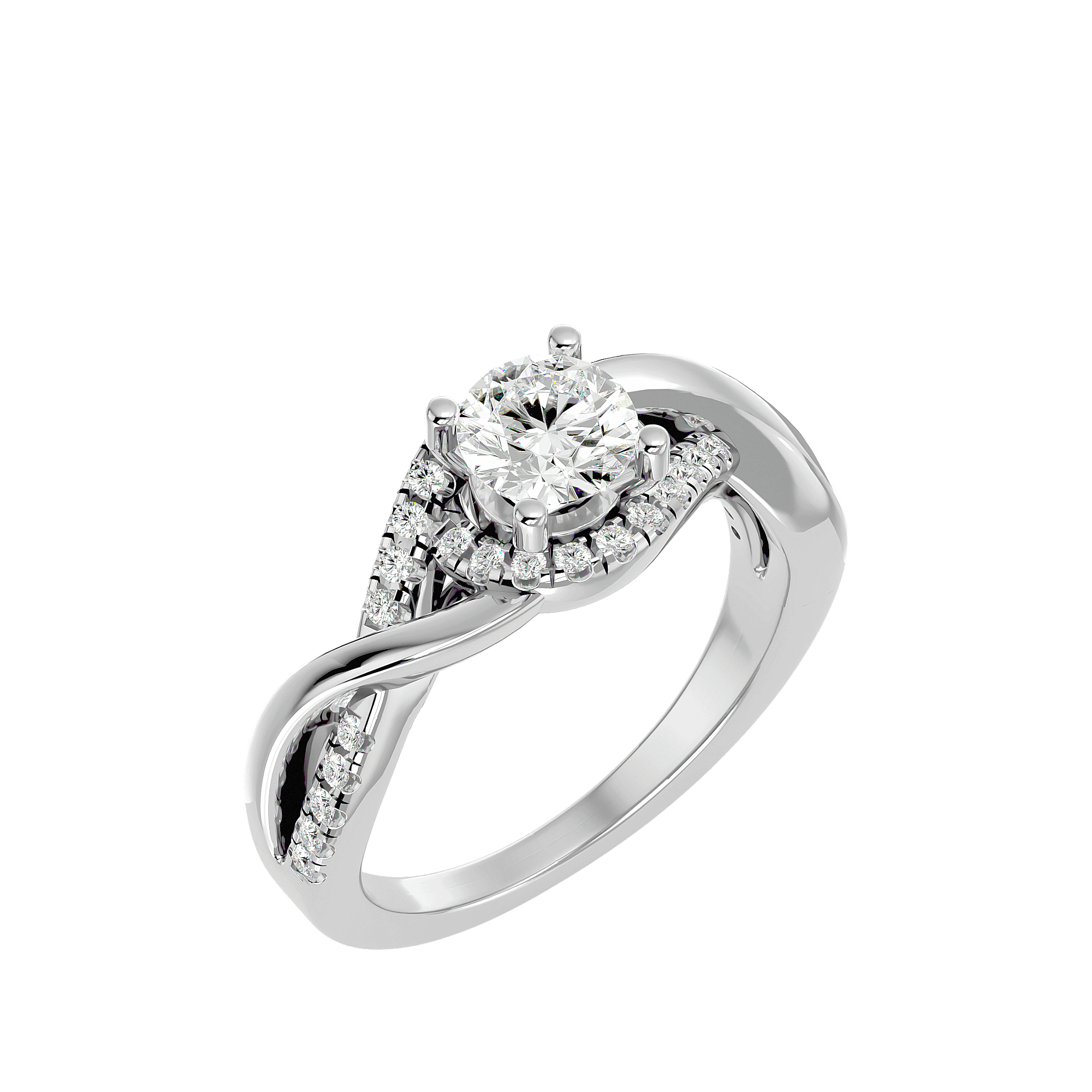 Jacqueline Diamond Halo Ring