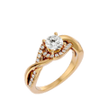 Jacqueline Diamond Halo Ring