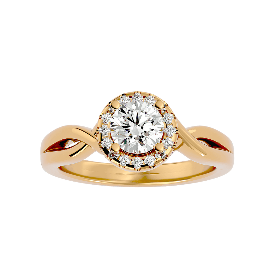 Josephine Diamond Halo Ring