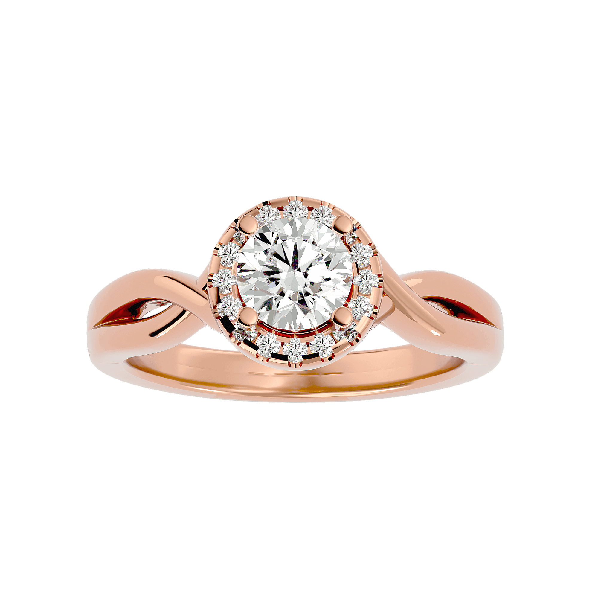 Josephine Diamond Halo Ring