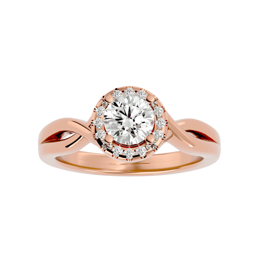 Josephine Diamond Halo Ring