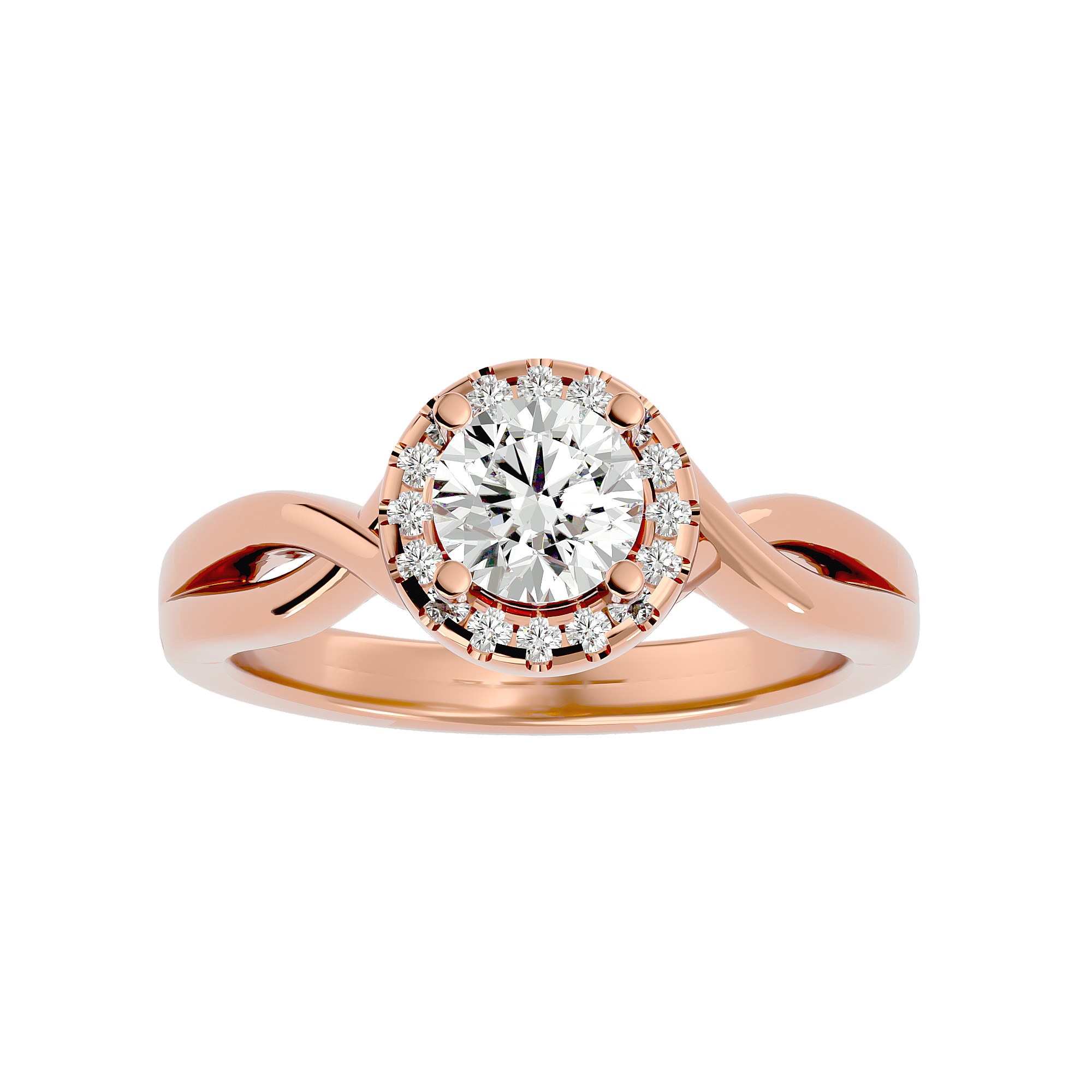 Josephine Diamond Halo Ring