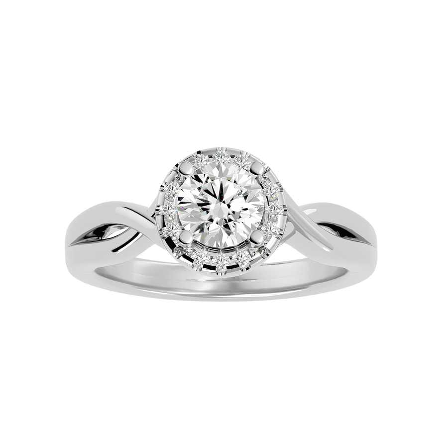 Josephine Diamond Halo Ring