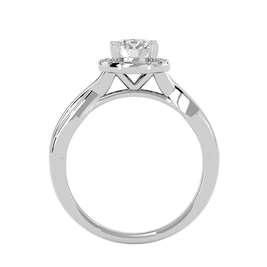 Josephine Diamond Halo Ring