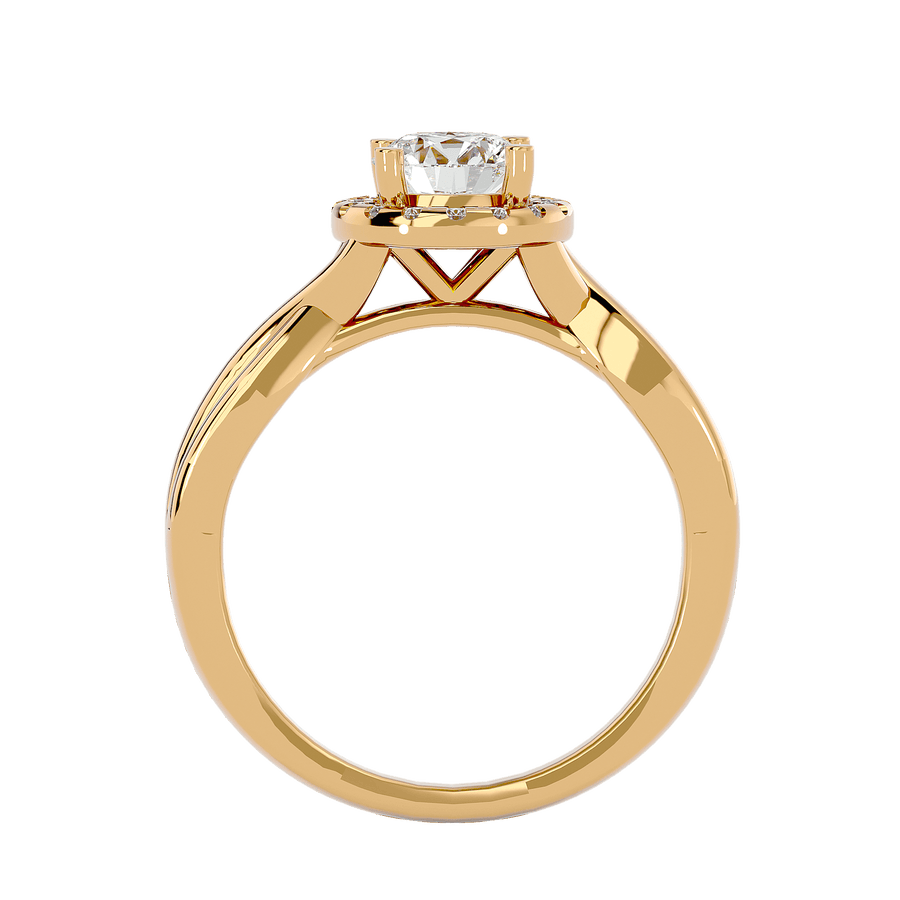 Josephine Diamond Halo Ring