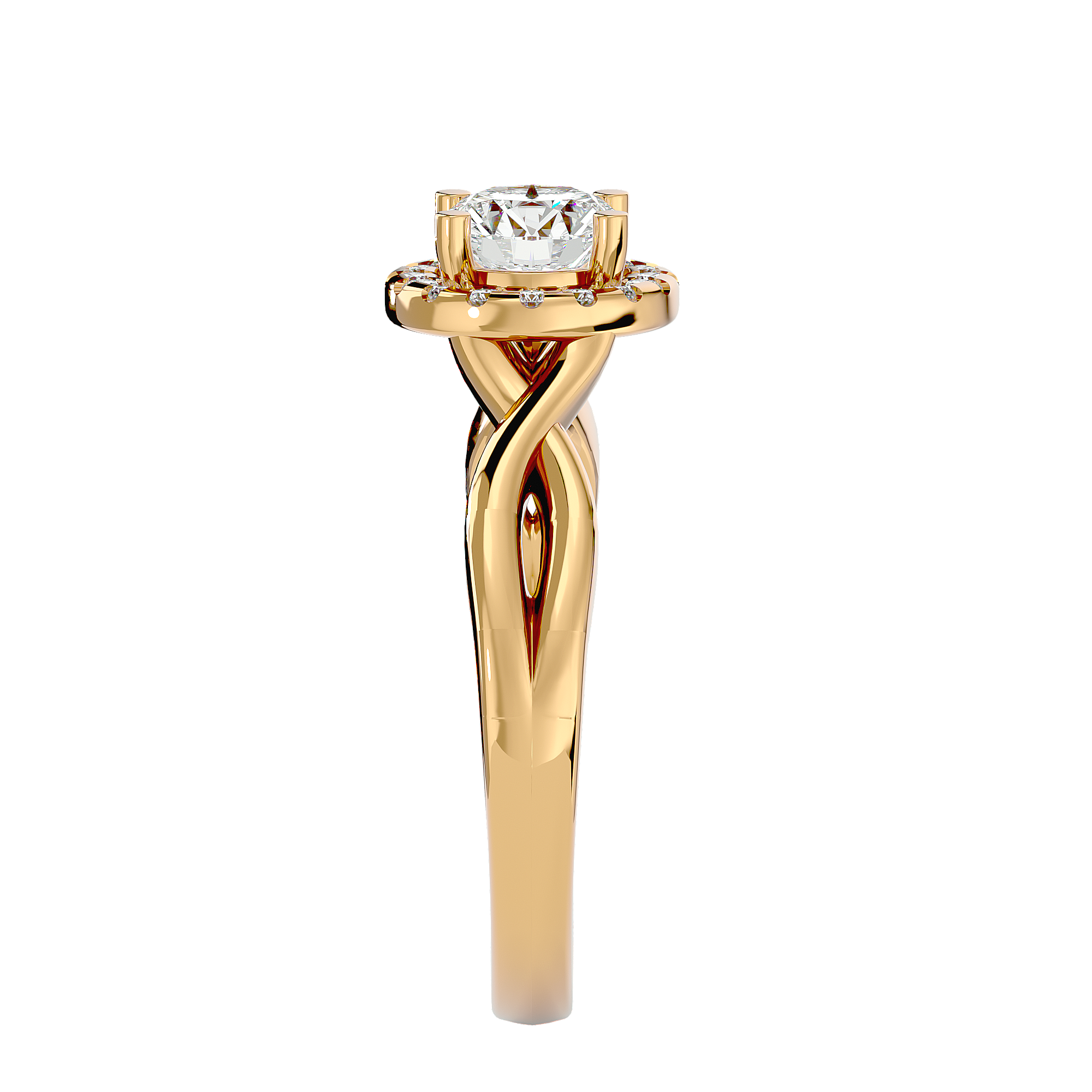 Josephine Diamond Halo Ring