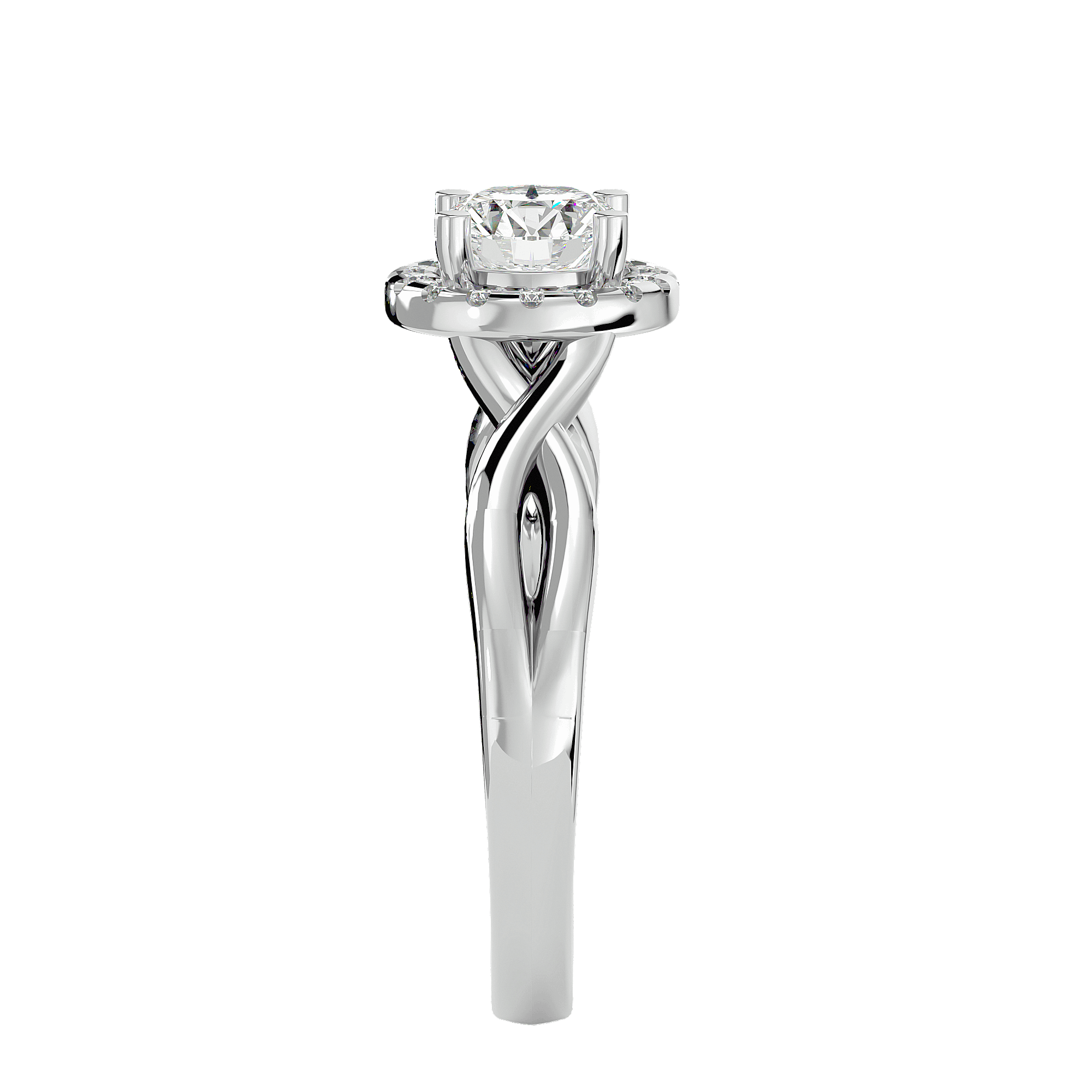 Josephine Diamond Halo Ring