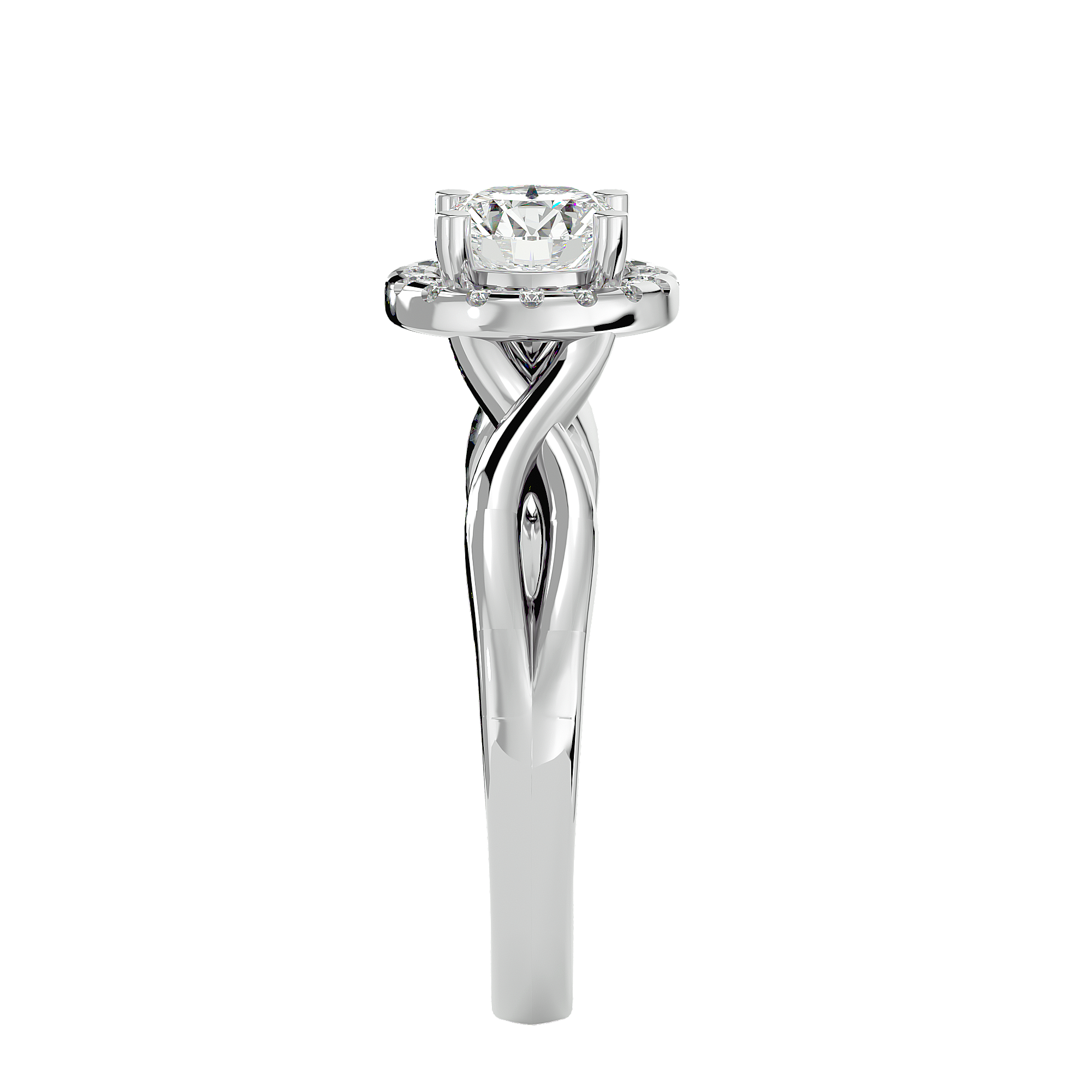 Josephine Diamond Halo Ring