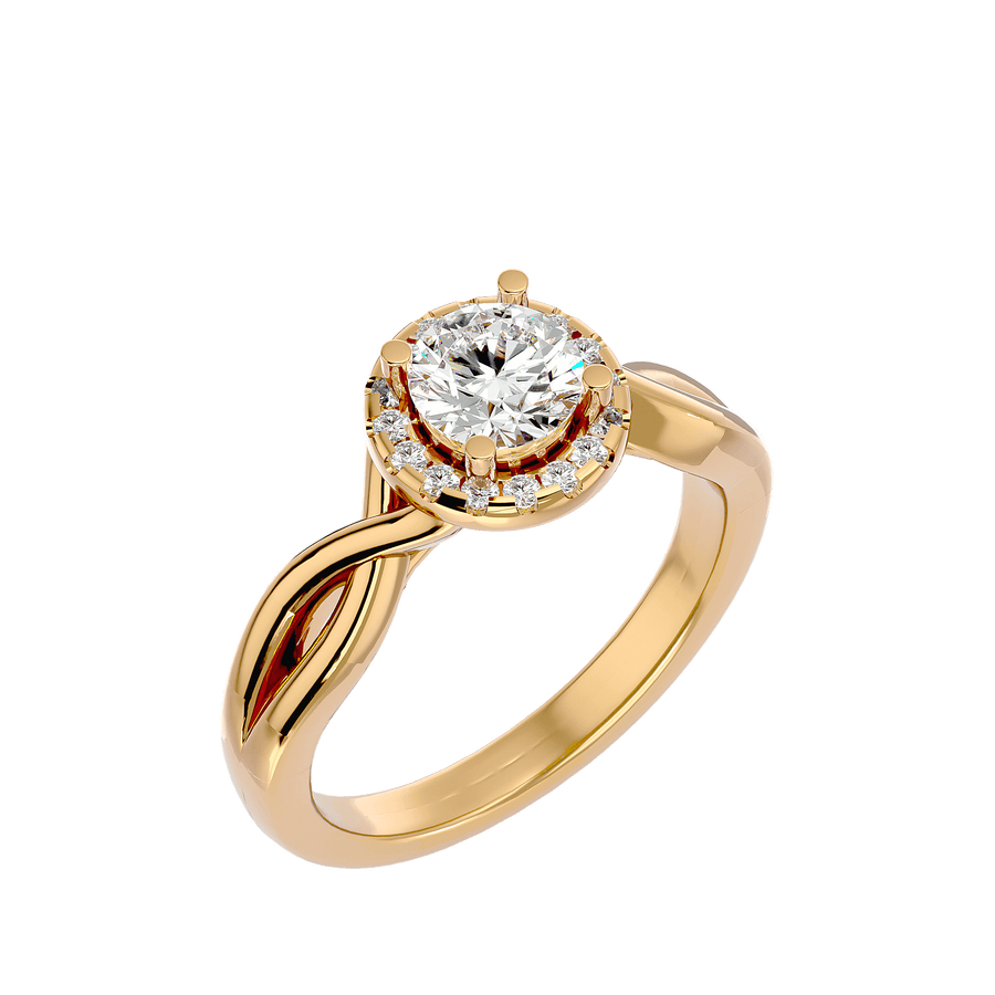 Josephine Diamond Halo Ring
