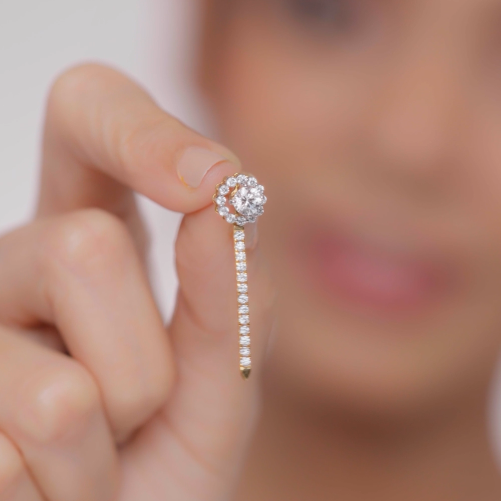 Jaylee Diamond Earring