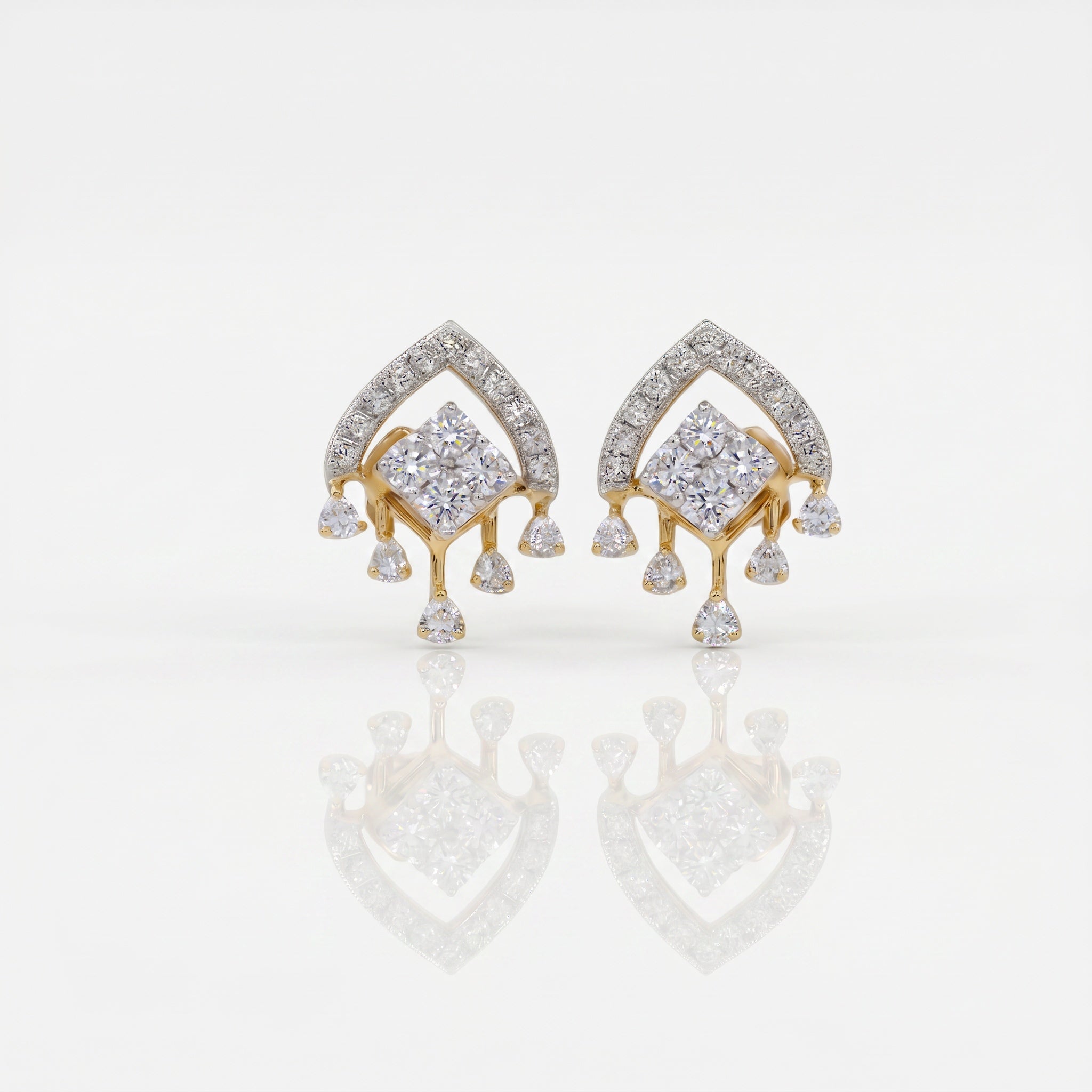 Kalista Lab Grown Diamond Dangle Earrings
