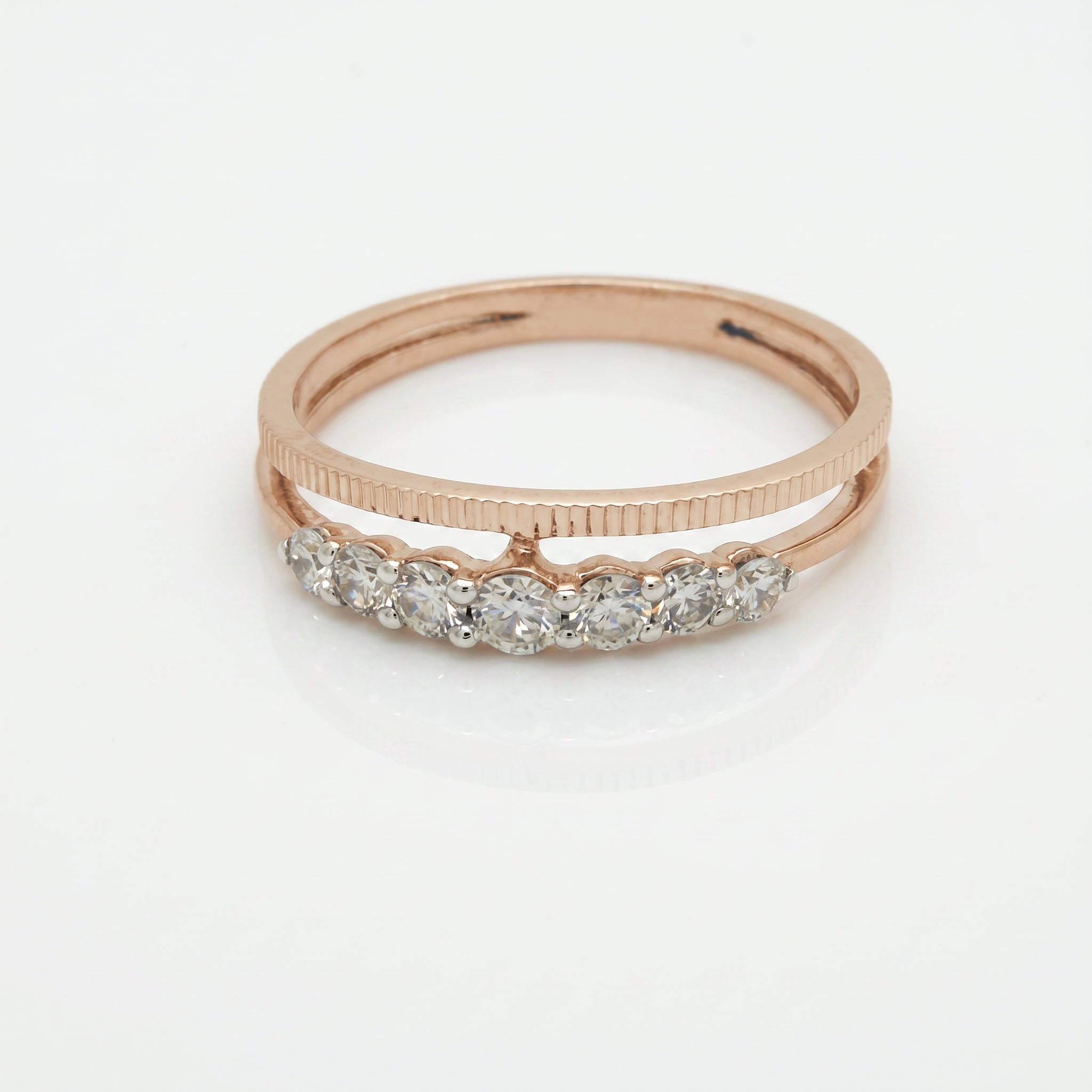 Meraki 9KT Gold Lab-Grown Diamond Ring
