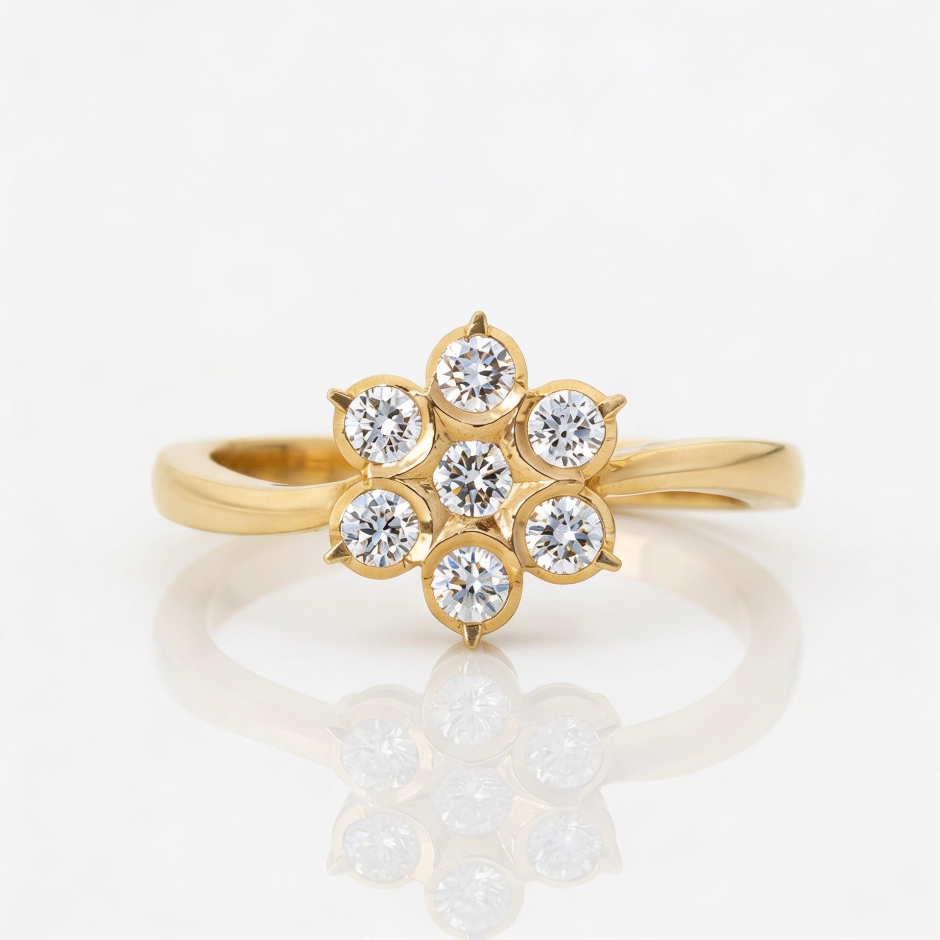 7 Kallu Closed Setting Lab Grown Diamond Ring