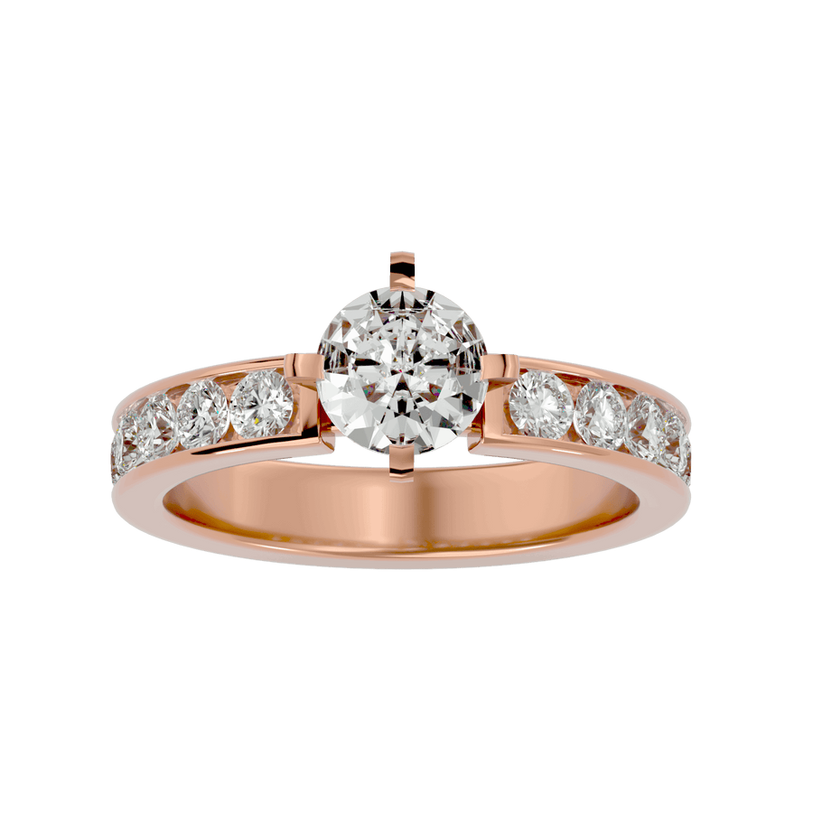 Iris Diamond Solitaire Ring