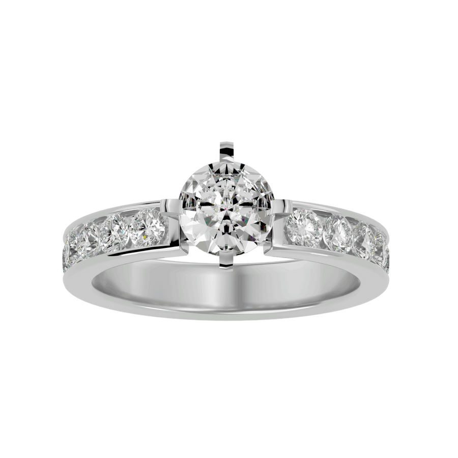 Iris Diamond Solitaire Ring
