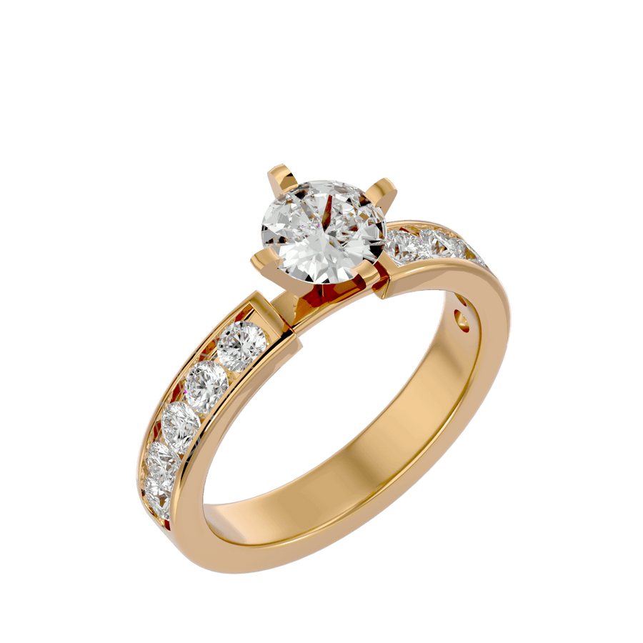 Iris Diamond Solitaire Ring