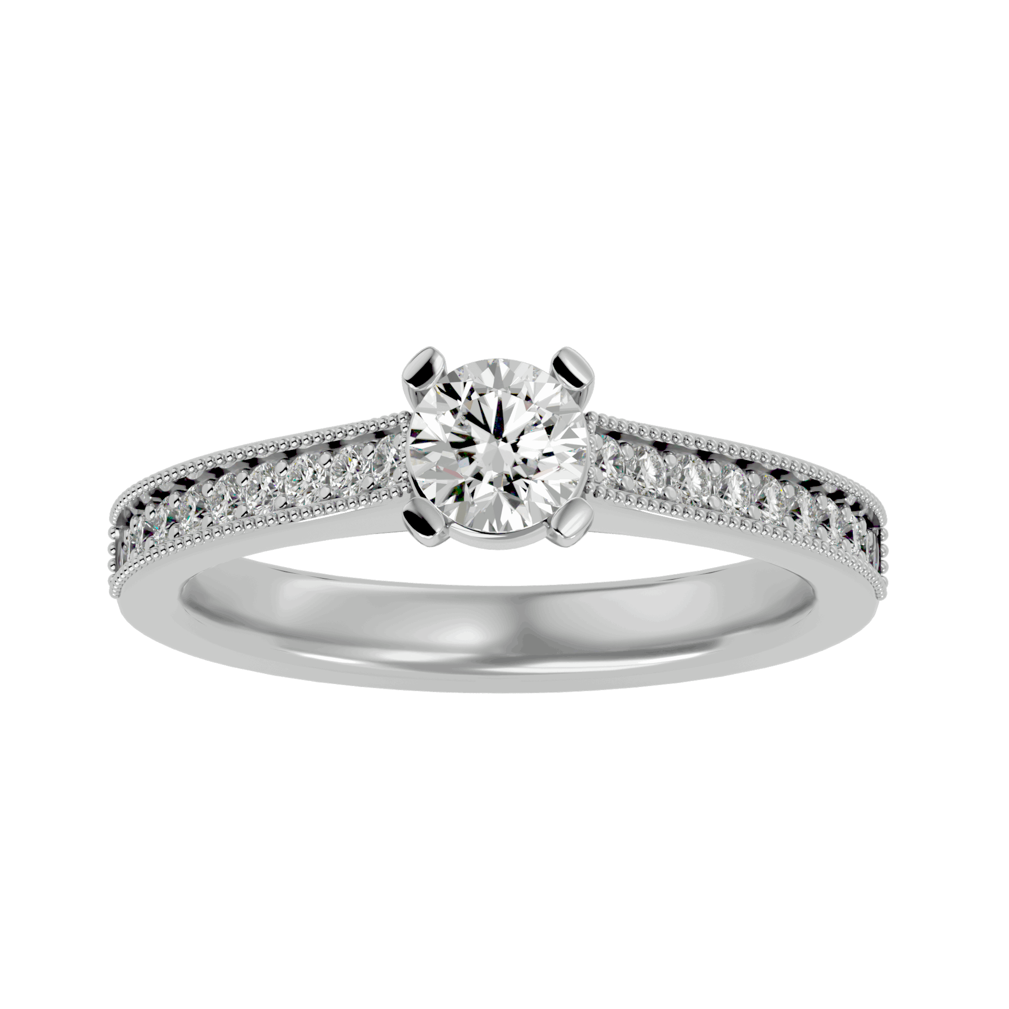 Aria Diamond Solitaire Ring