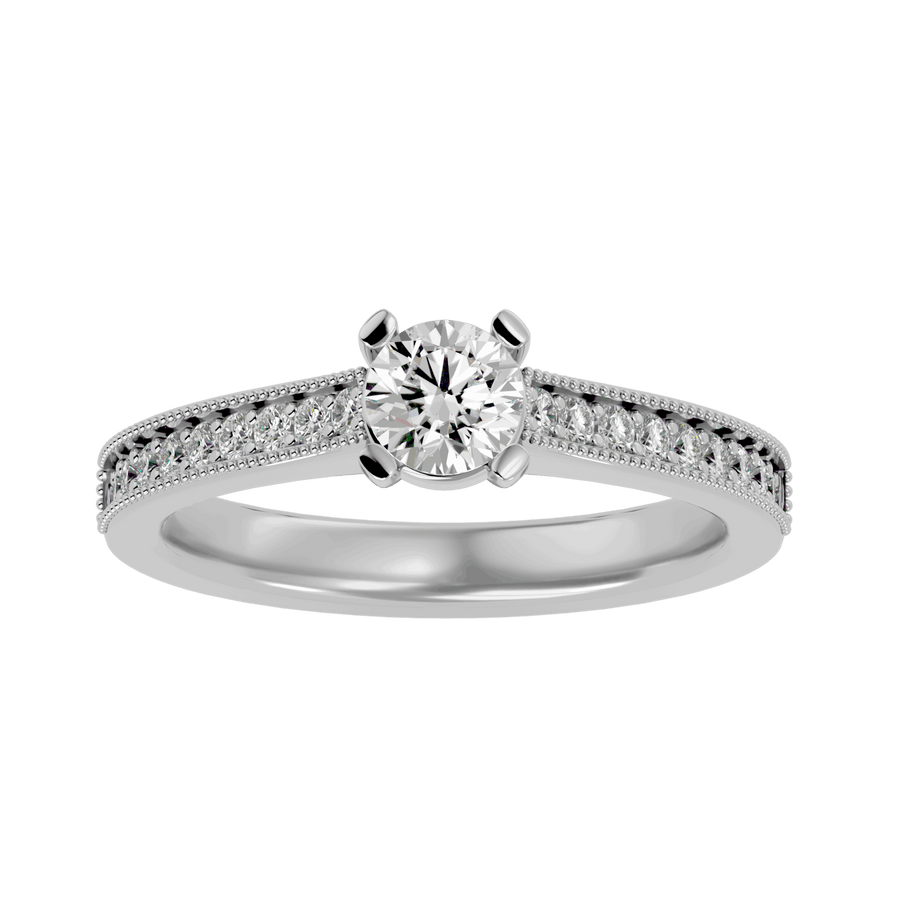 Aria Diamond Solitaire Ring