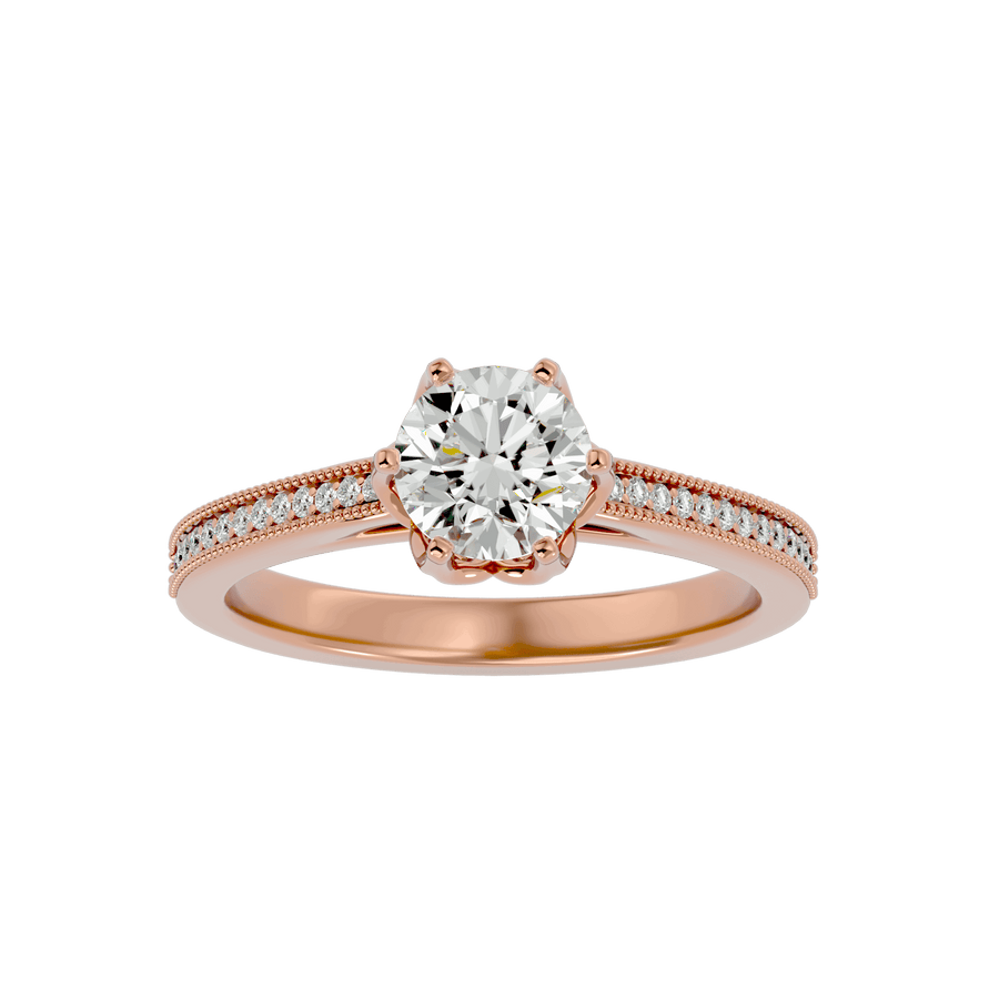 Eva Diamond Solitaire Ring