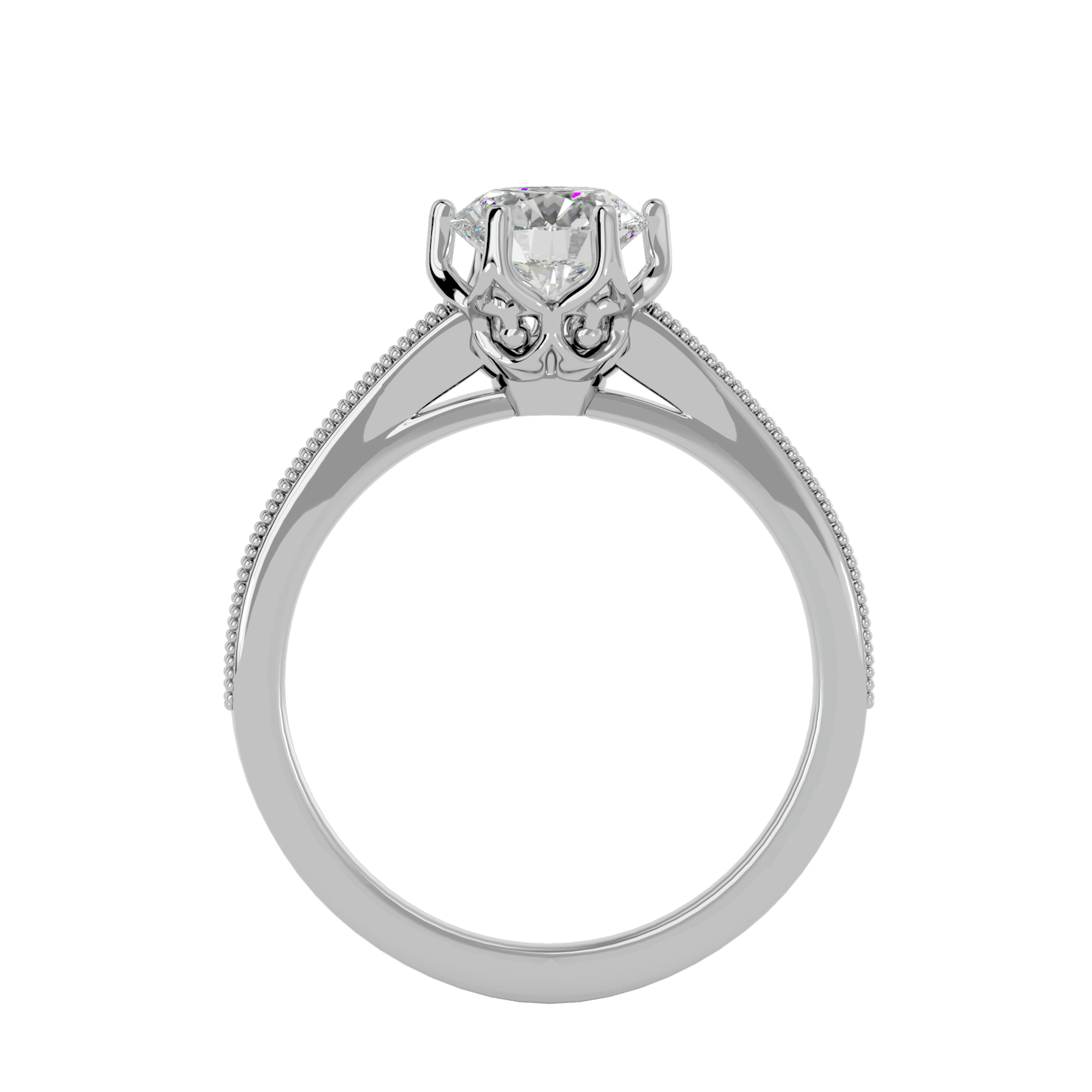 Eva Diamond Solitaire Ring