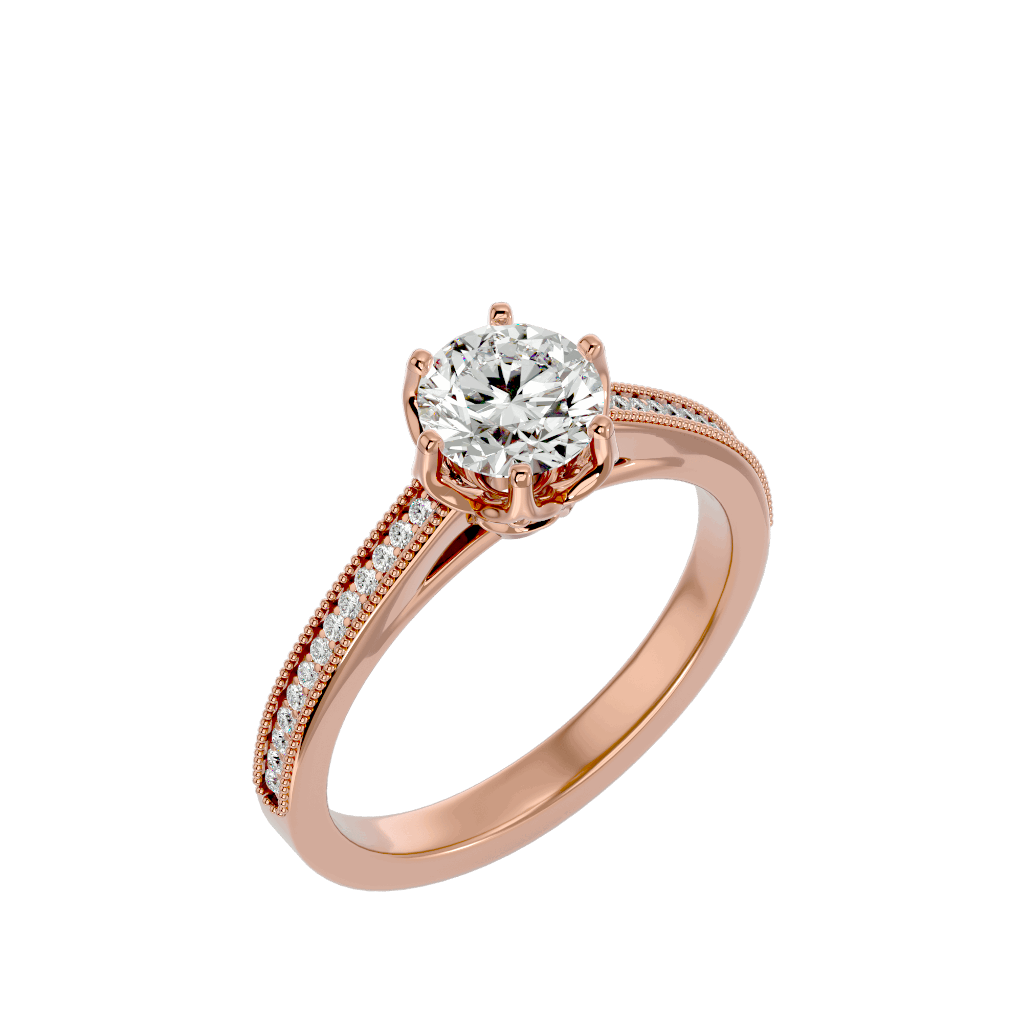 Eva Diamond Solitaire Ring