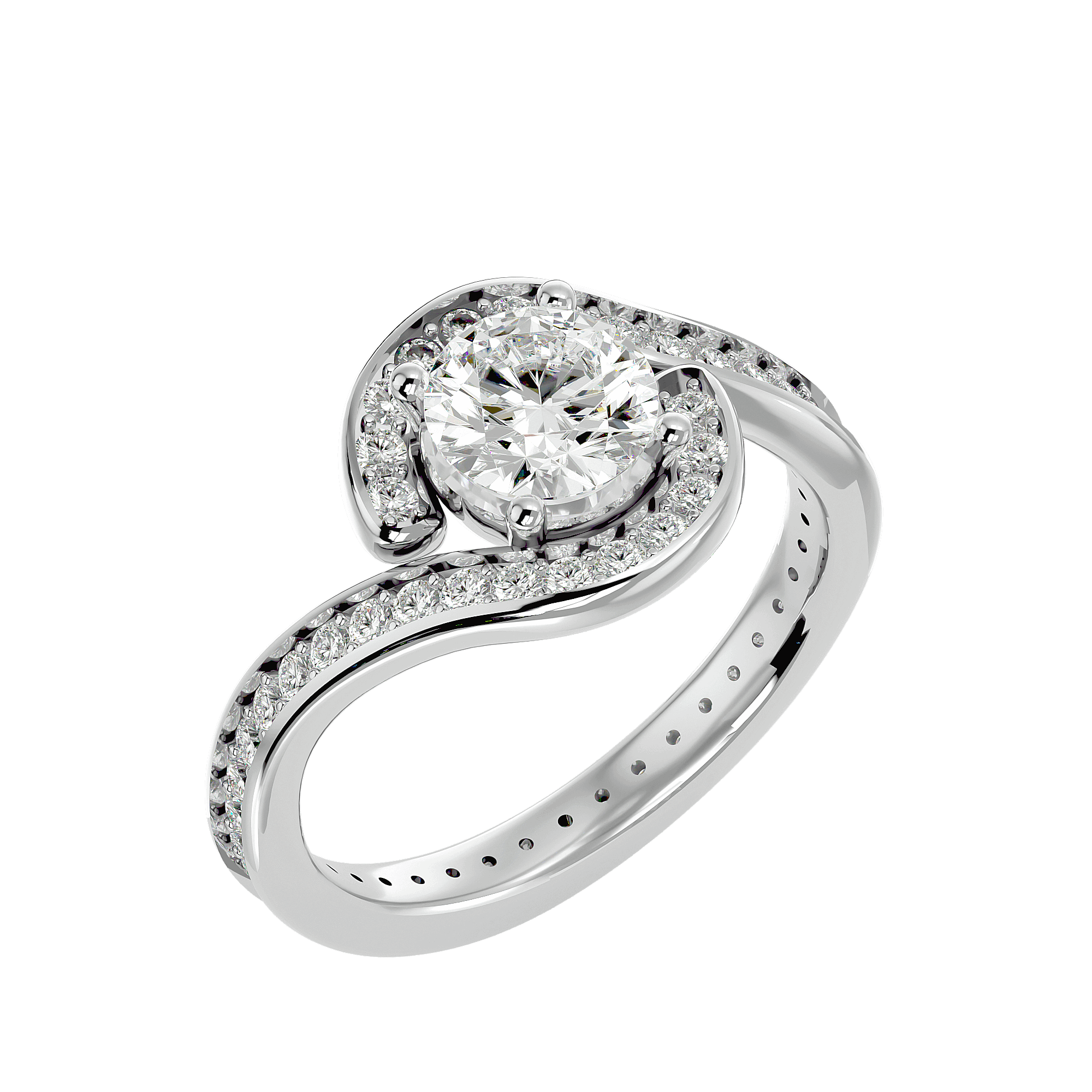 Lorelei Diamond Halo Ring