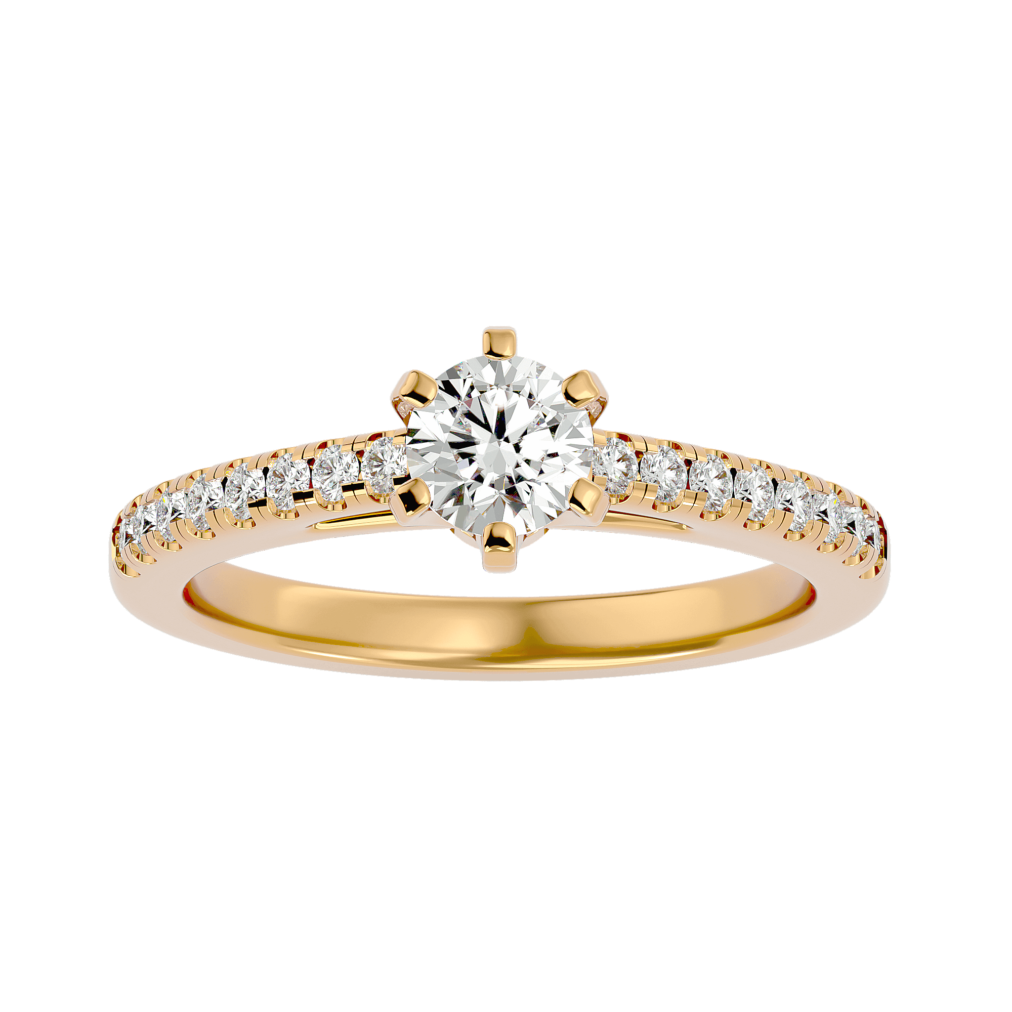 Ava Diamond Solitaire Ring