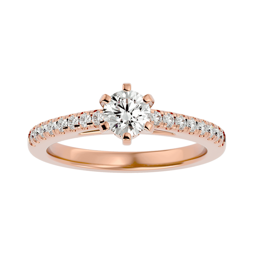 Ava Diamond Solitaire Ring