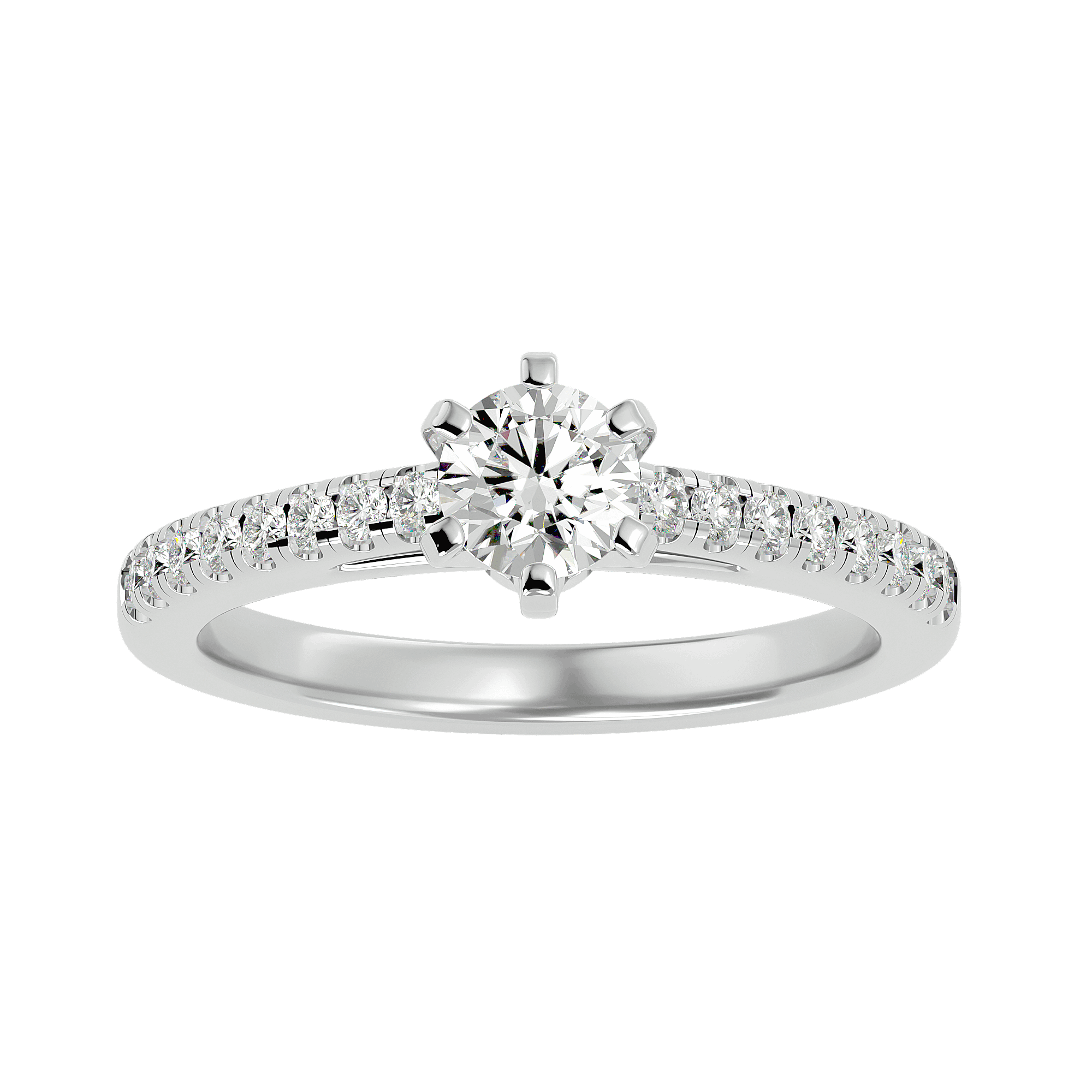 Ava Diamond Solitaire Ring