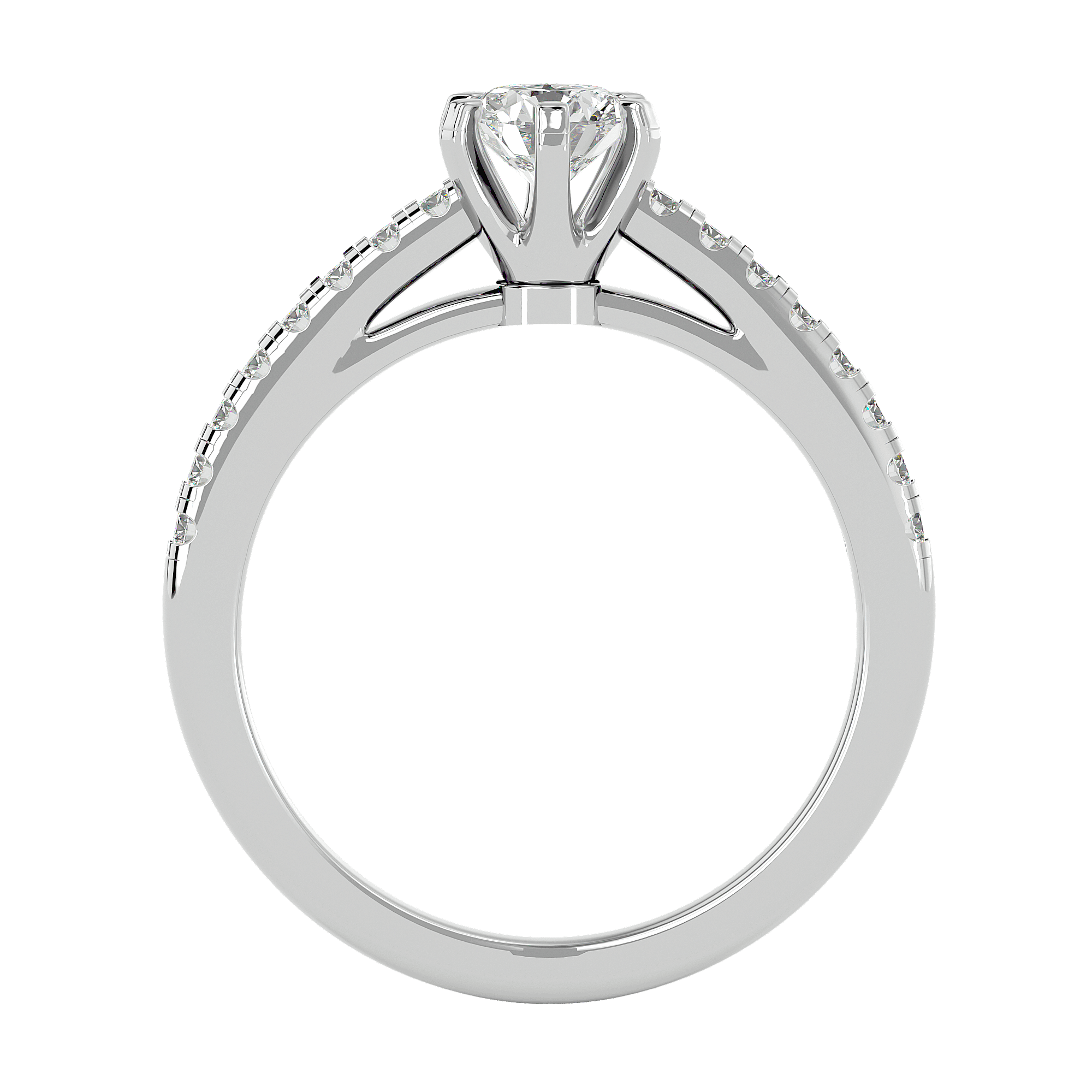 Ava Diamond Solitaire Ring