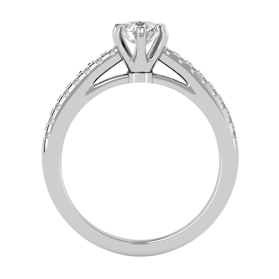 Ava Diamond Solitaire Ring