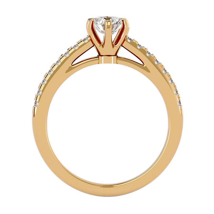 Ava Diamond Solitaire Ring