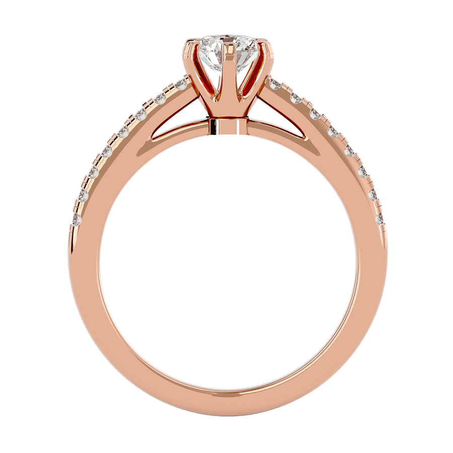 Ava Diamond Solitaire Ring