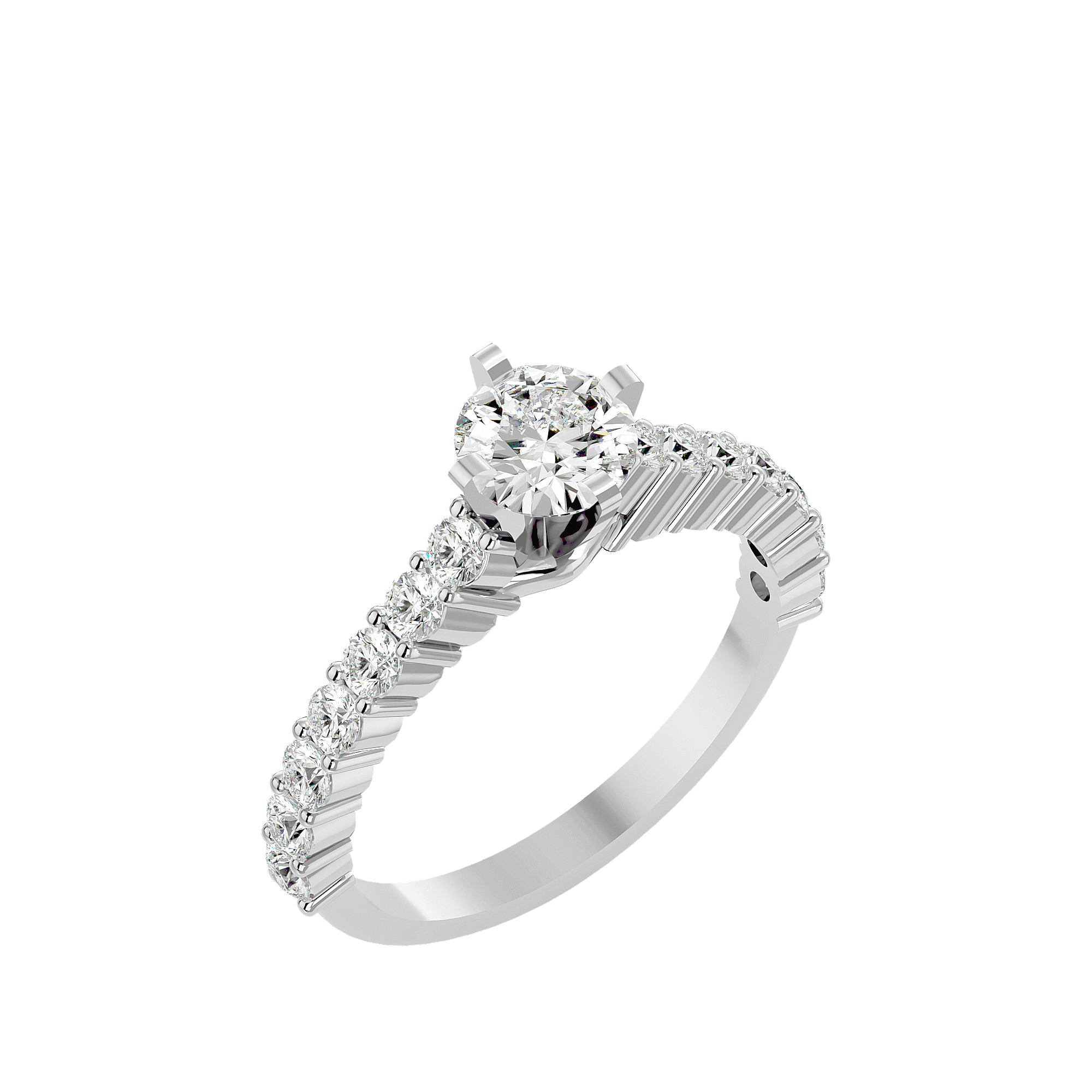 Birdie Diamond Solitaire Ring