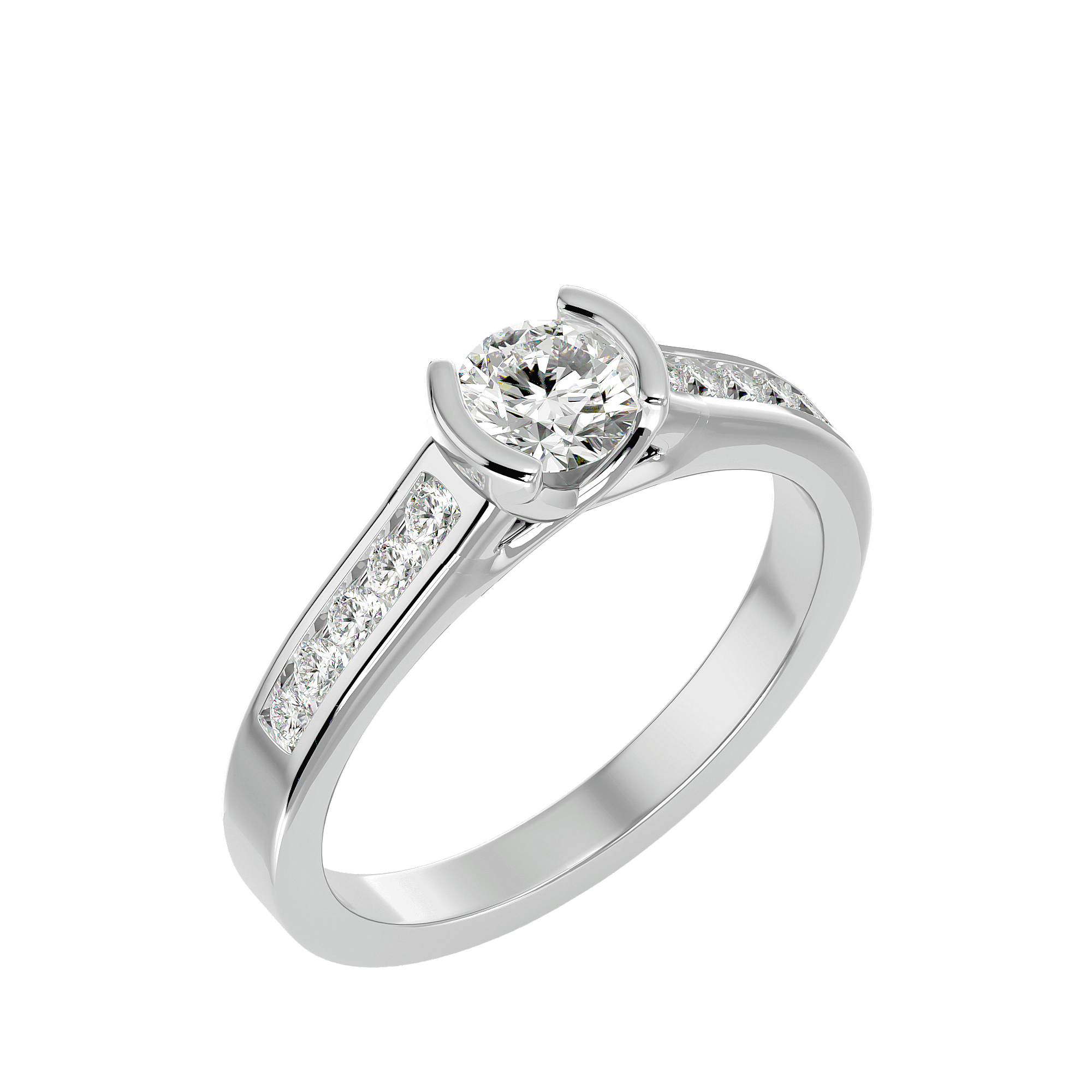 Brielle Diamond Solitaire Ring