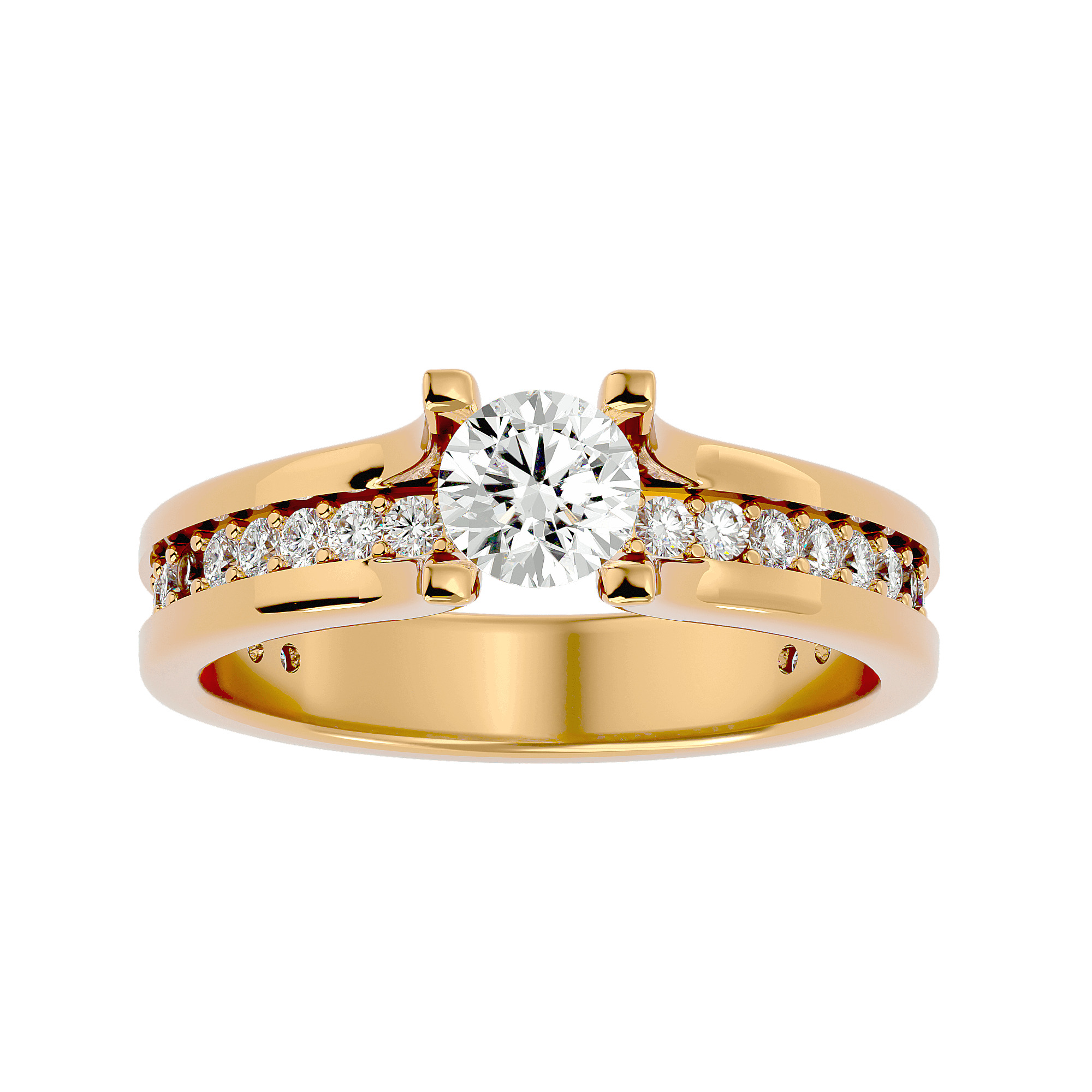 Celia Diamond Solitaire Ring