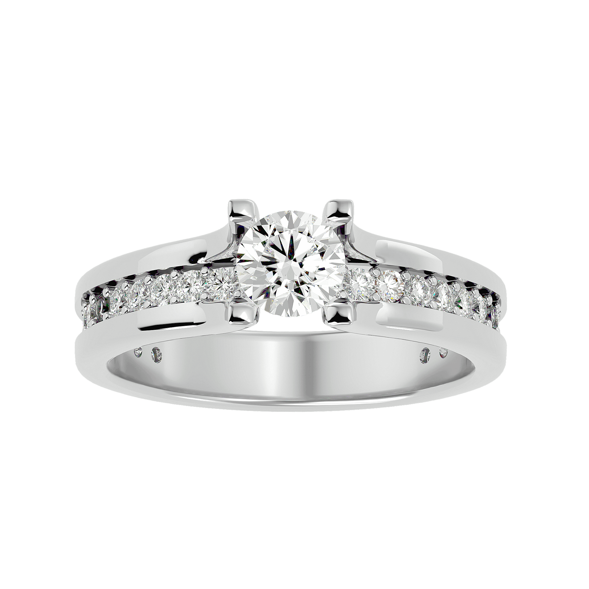 Celia Diamond Solitaire Ring