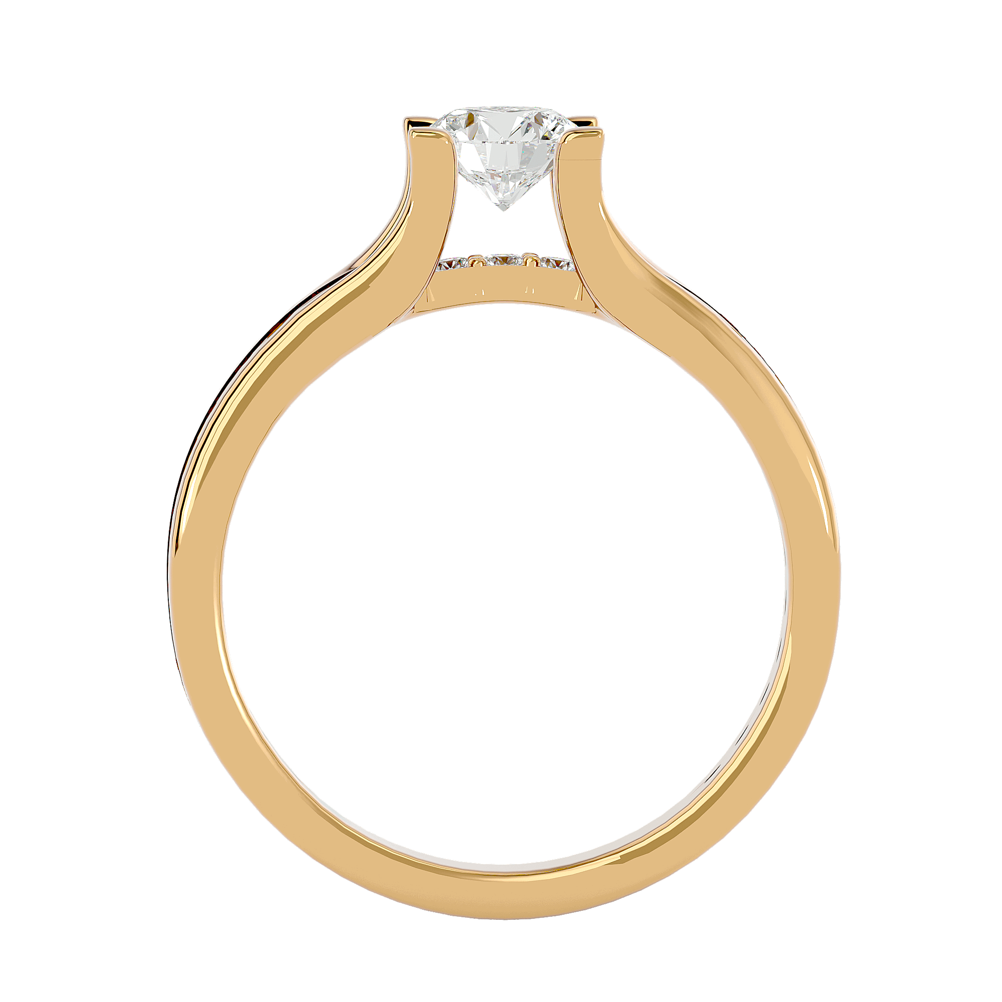 Celia Diamond Solitaire Ring