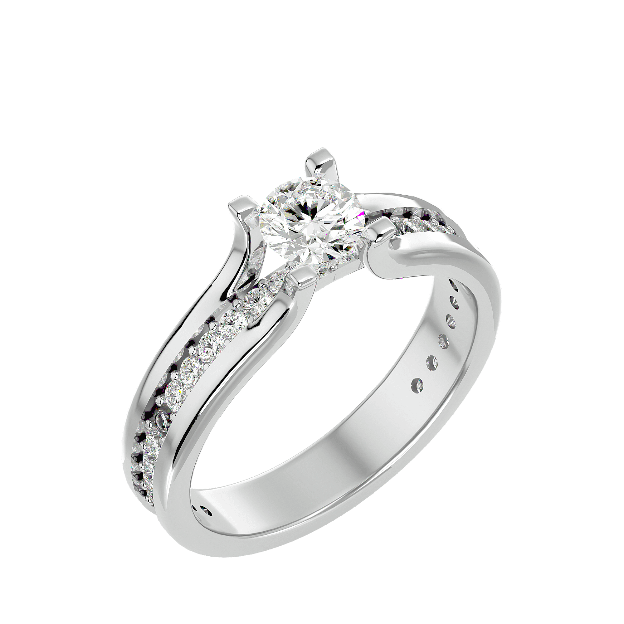 Celia Diamond Solitaire Ring