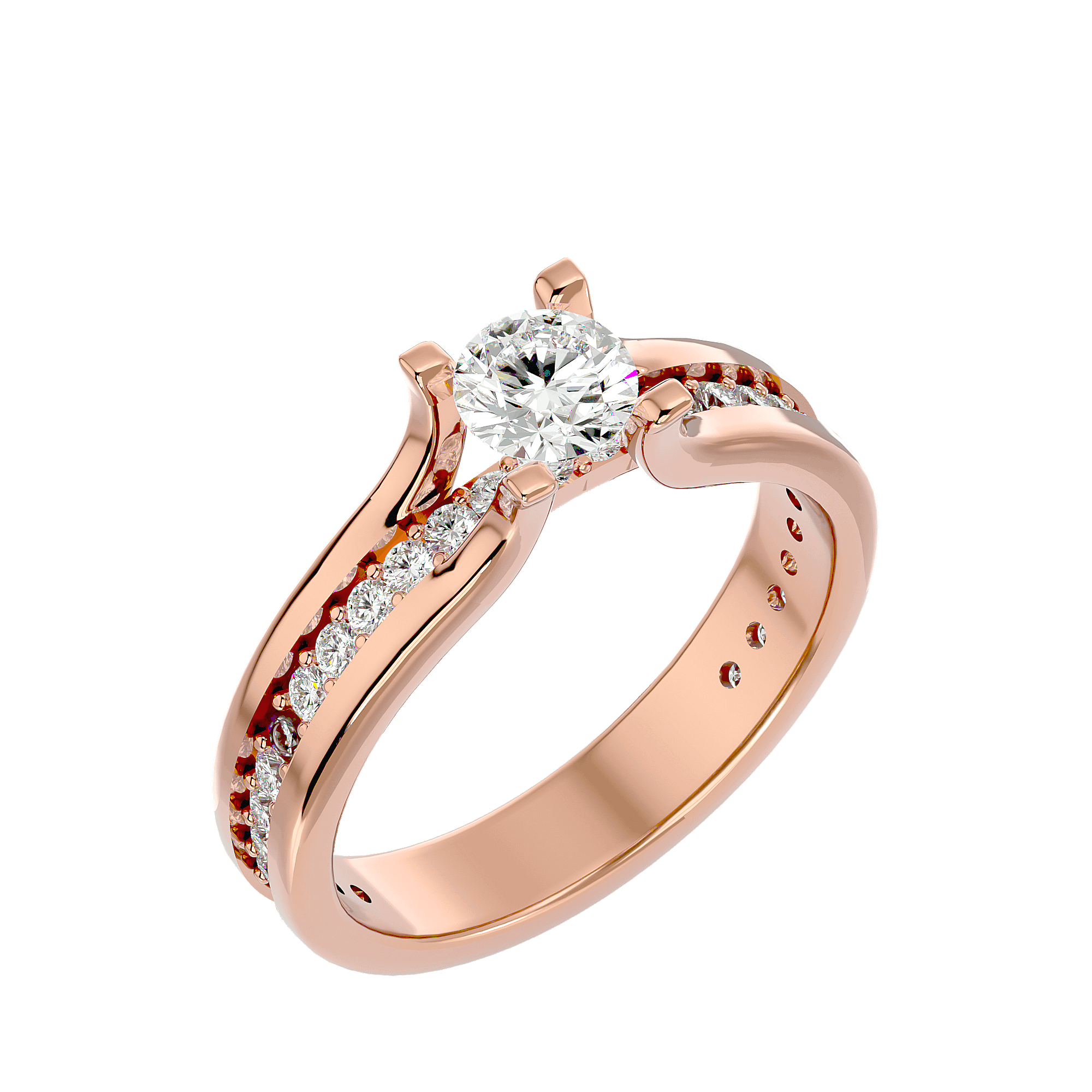 Celia Diamond Solitaire Ring