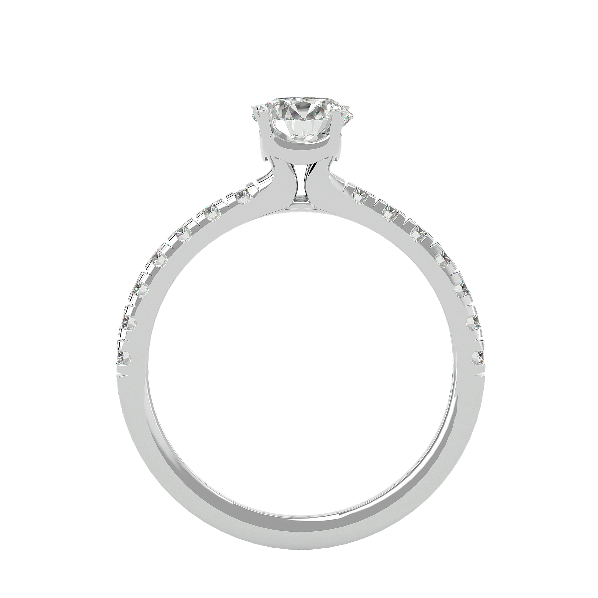 Cora Diamond Solitaire Ring