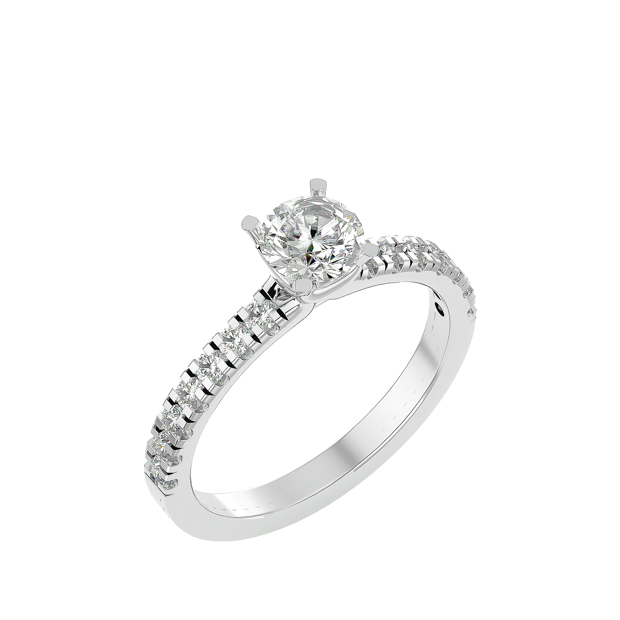 Cora Diamond Solitaire Ring