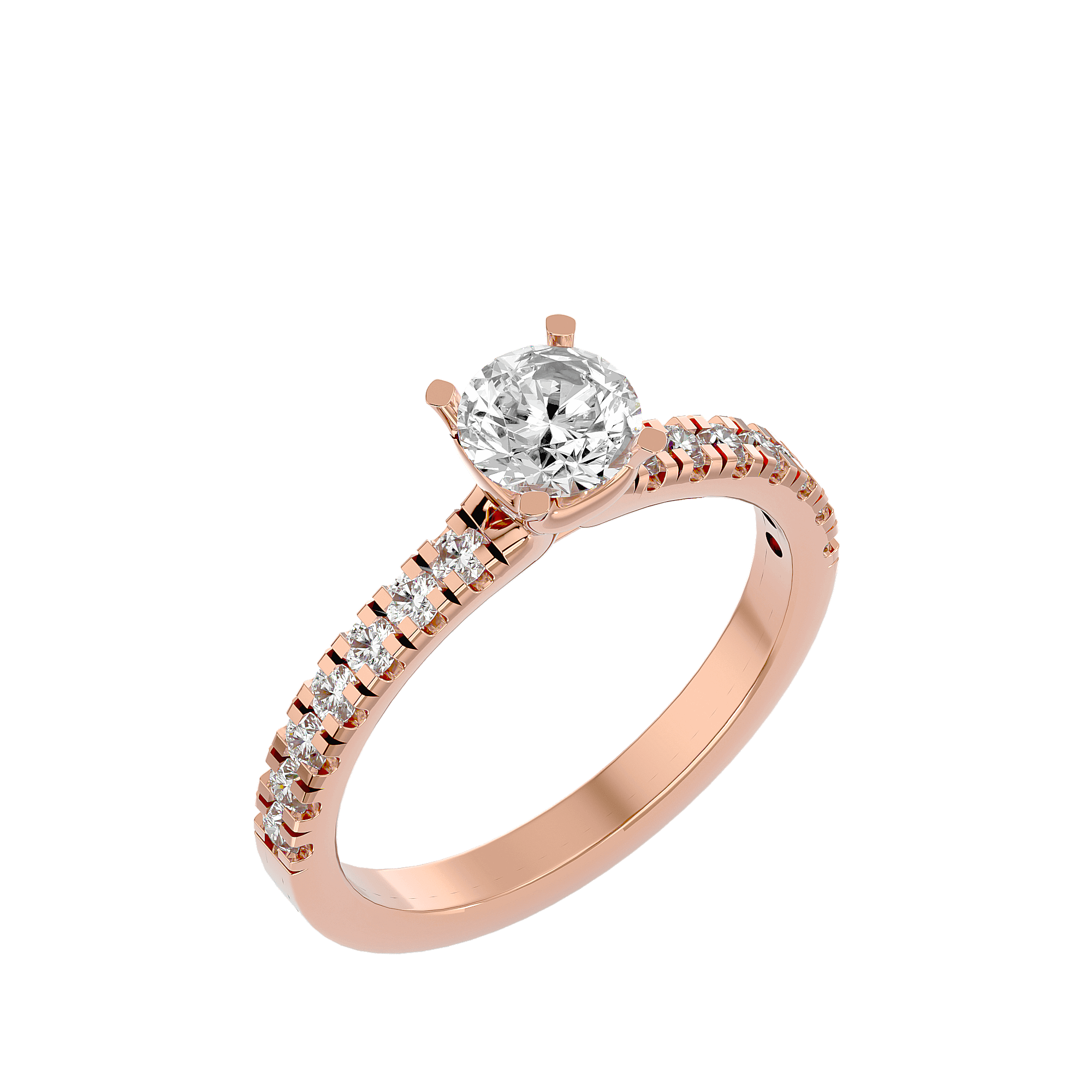 Cora Diamond Solitaire Ring