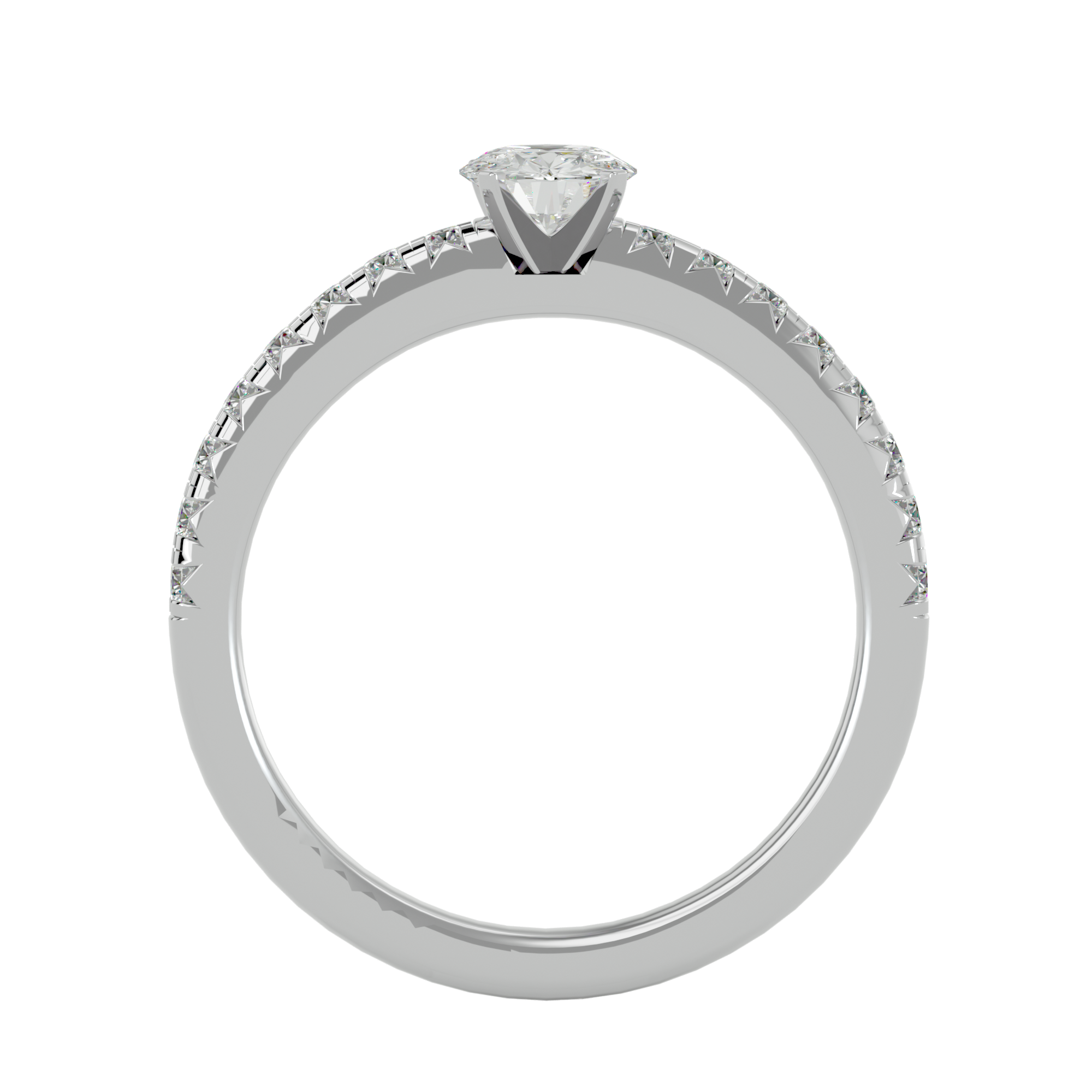 Amaris Diamond Solitaire Ring