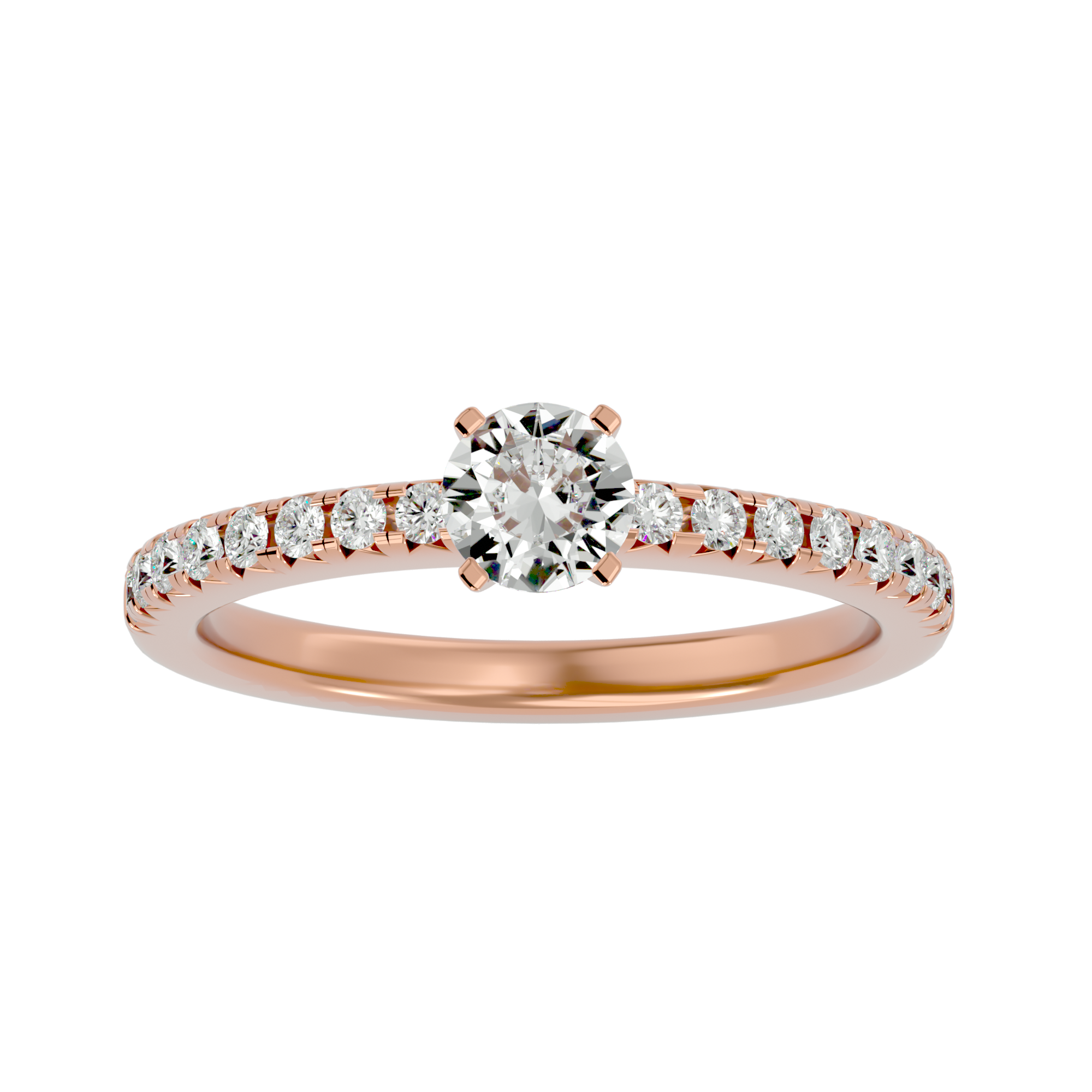 Zavian Diamond Solitaire Ring